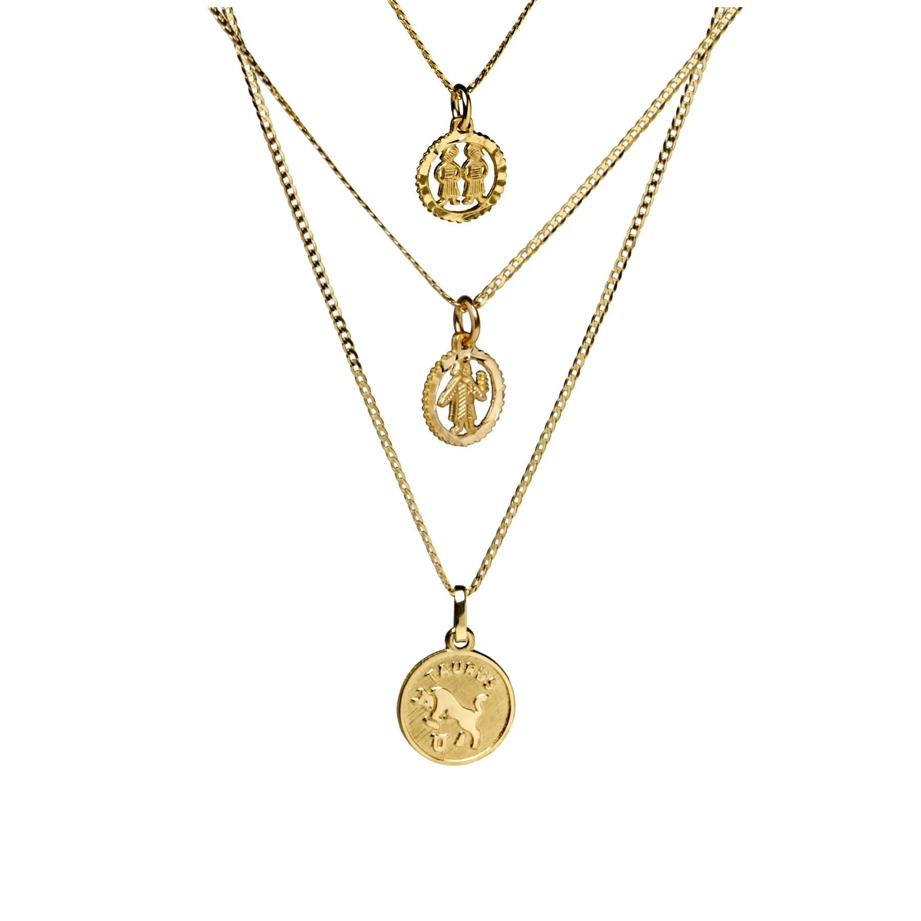 10K Gold Shirley Zodiac Charm - Image 6