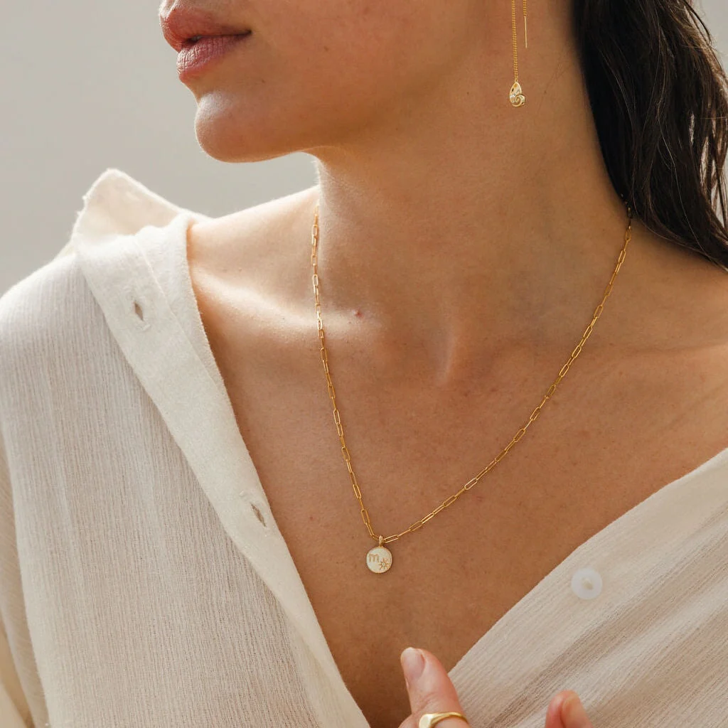10K Initial Letter Charm - Image 2