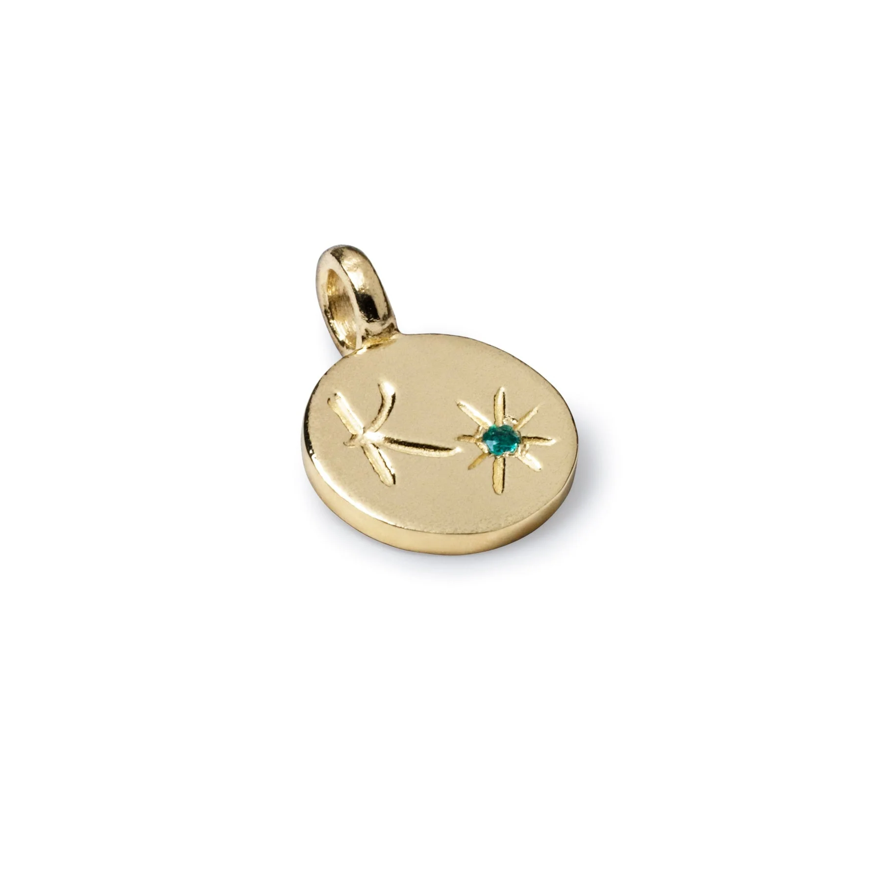 10K Initial Letter Charm - Image 3