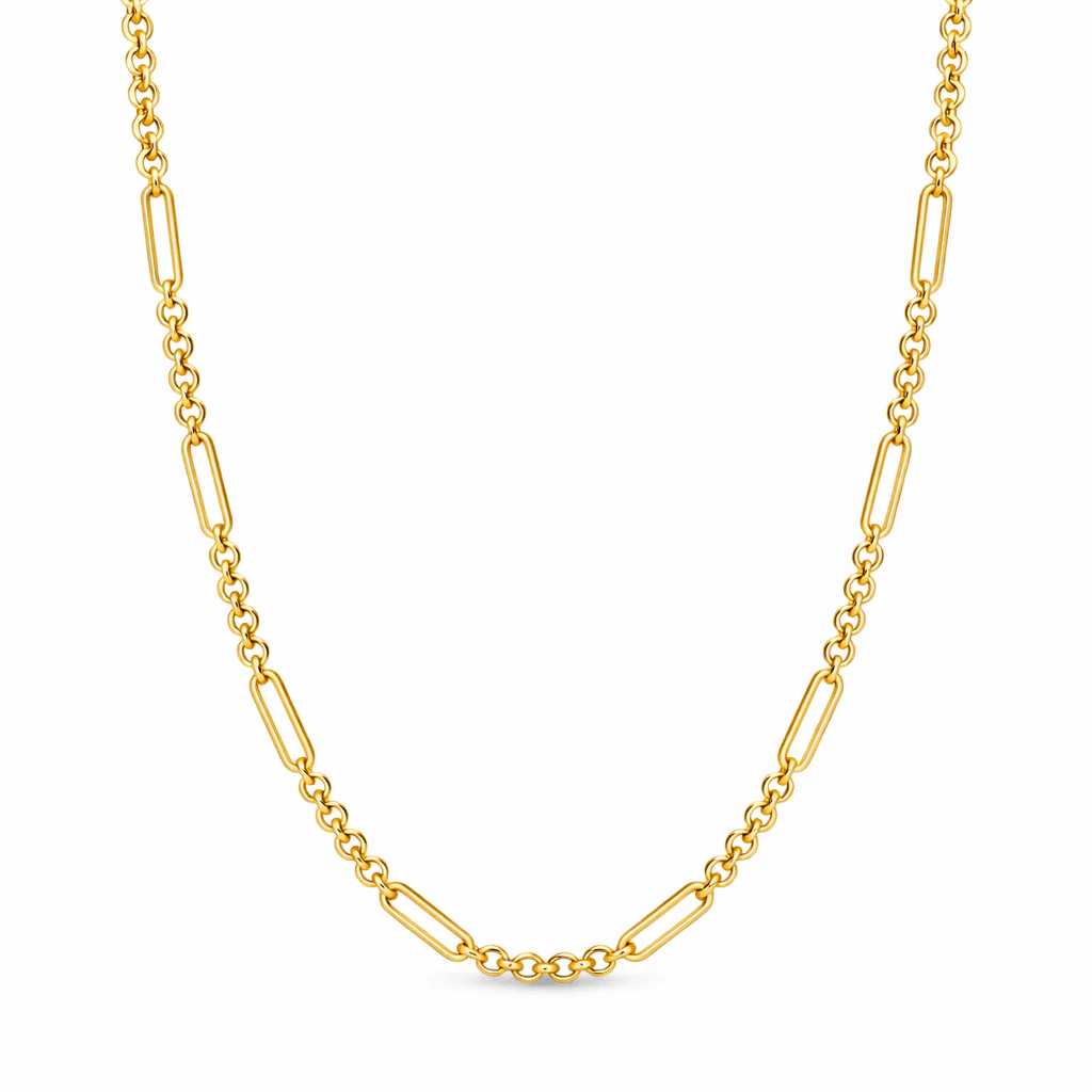 10K Trombone Mixed Link Chain