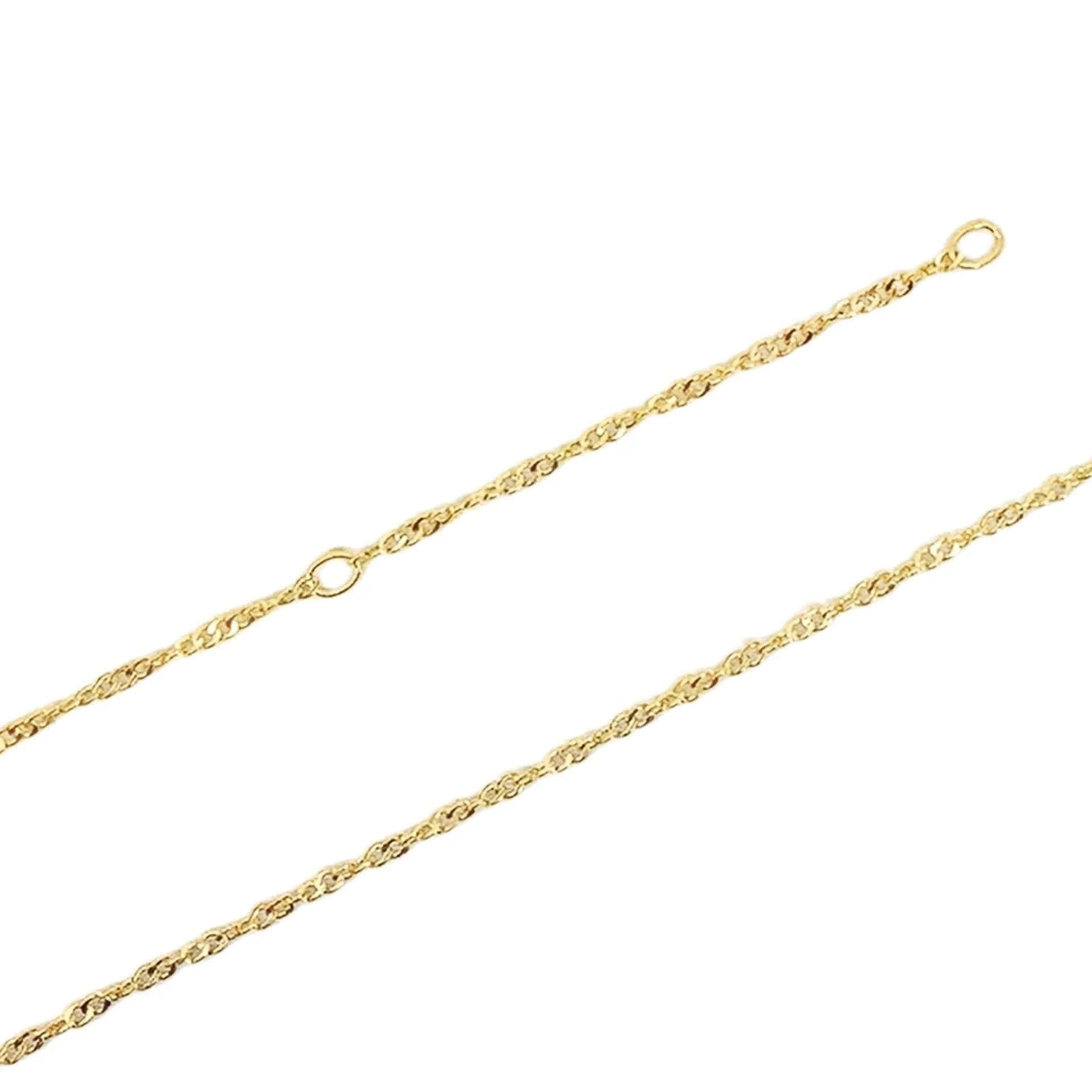 14K Gold Twisted Curb Chain - Image 5