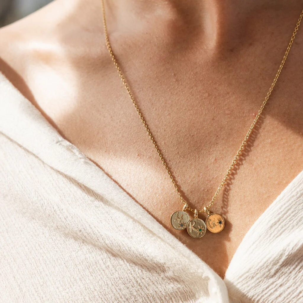 10k 24" Rolo Charm Chain - Image 3