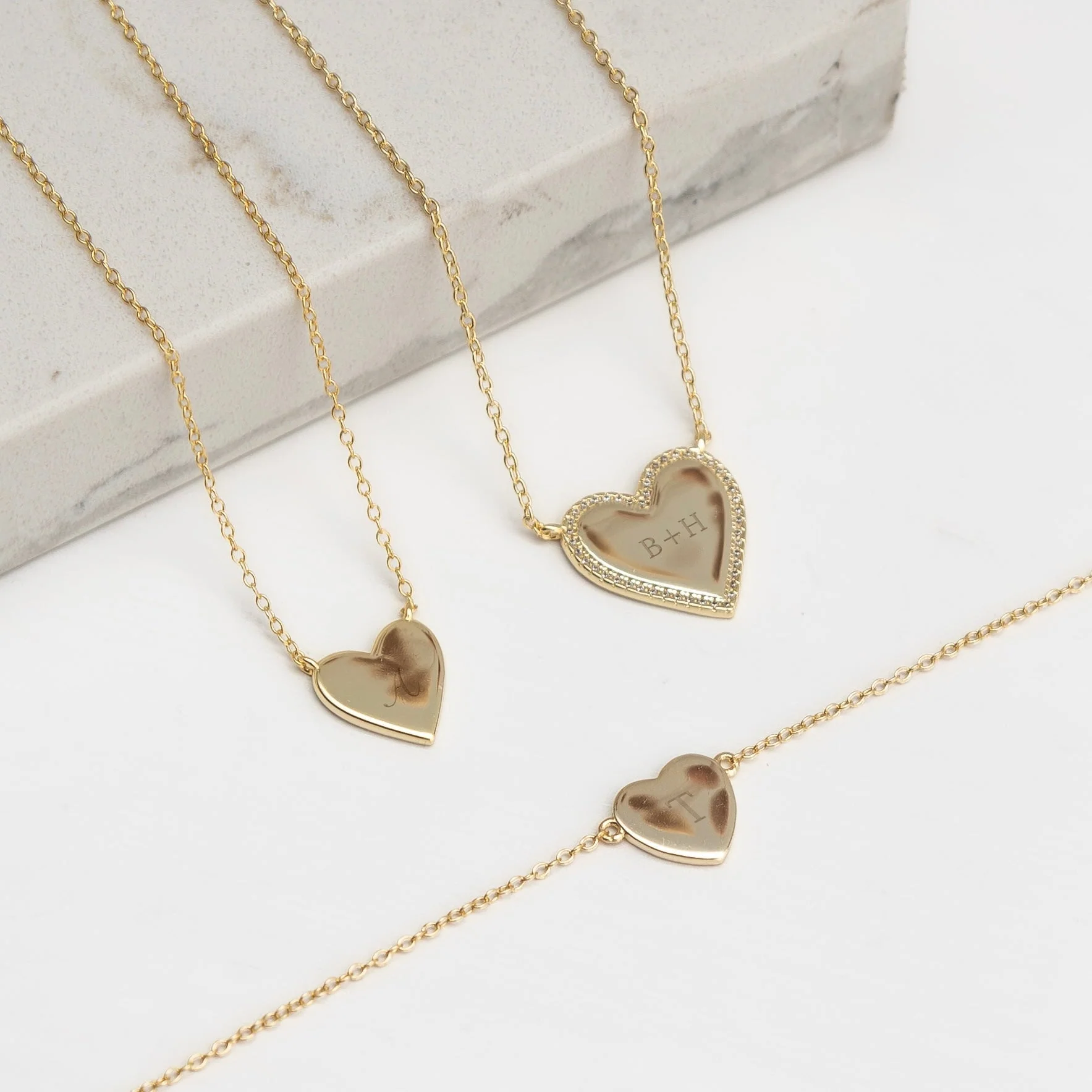 Ava Delicate Heart Bracelet - Image 4