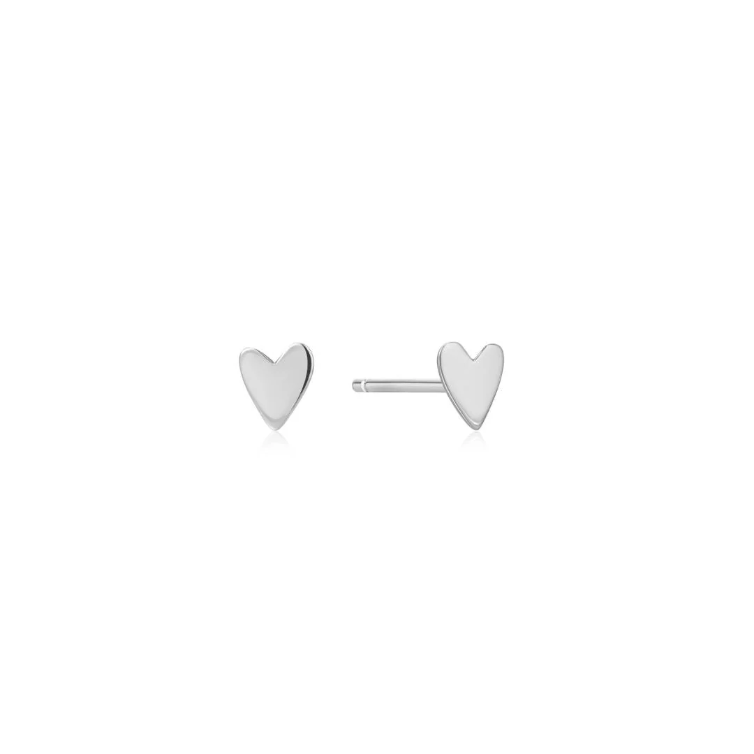 Ava Heart Stud Earrings - Image 4