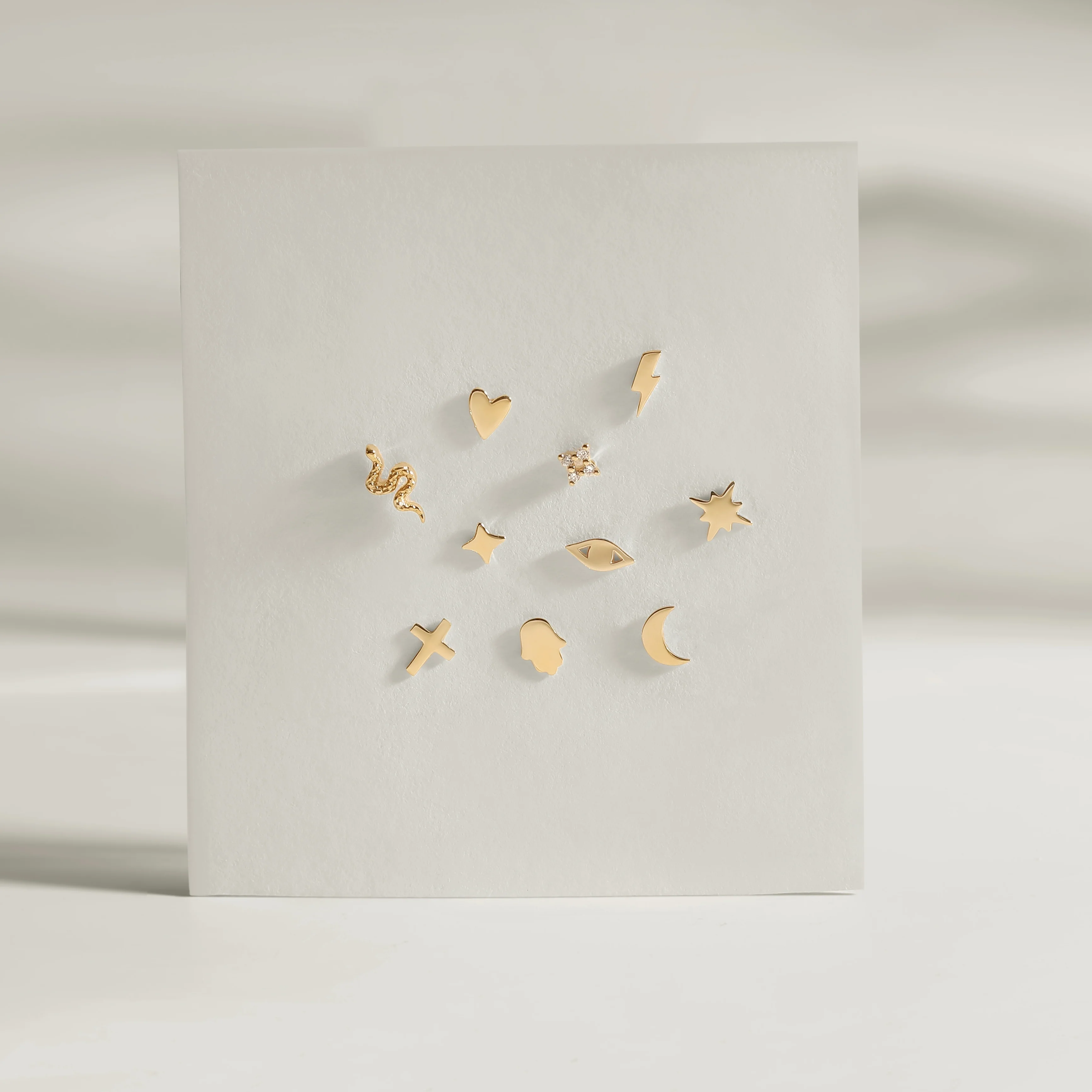 Ava Heart Stud Earrings - Image 7