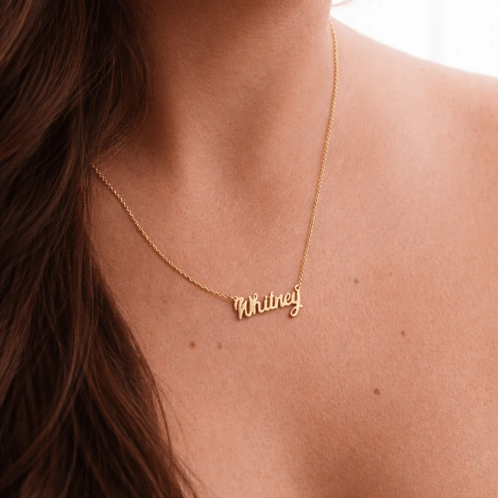 Bella Custom Name Necklace - Image 2