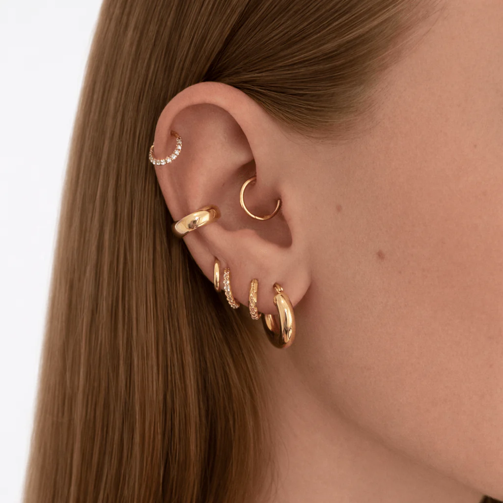 Bold Domed Ear Cuff - Image 2