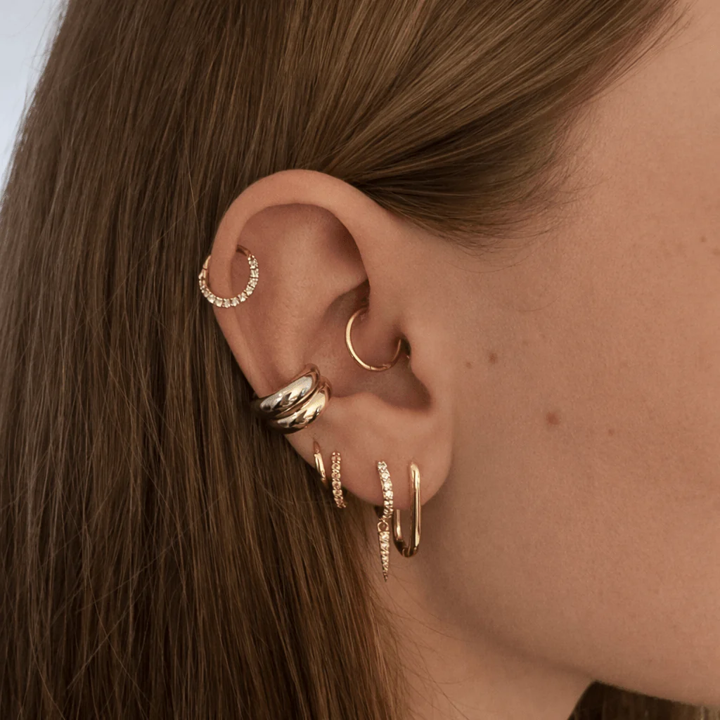Bold Domed Ear Cuff - Image 3