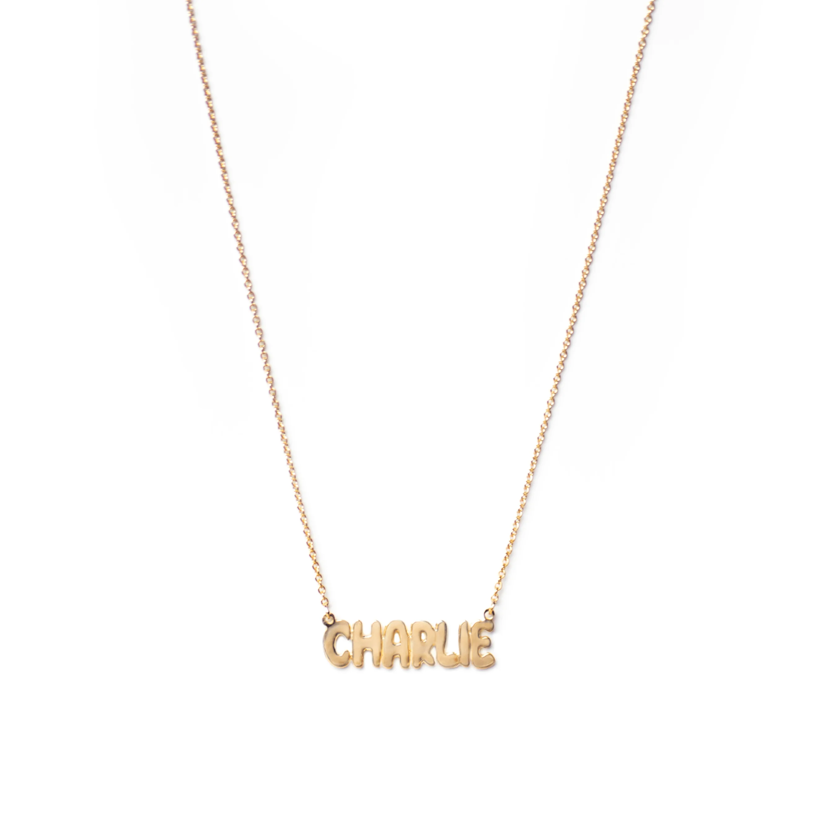 Bubble Name Necklace