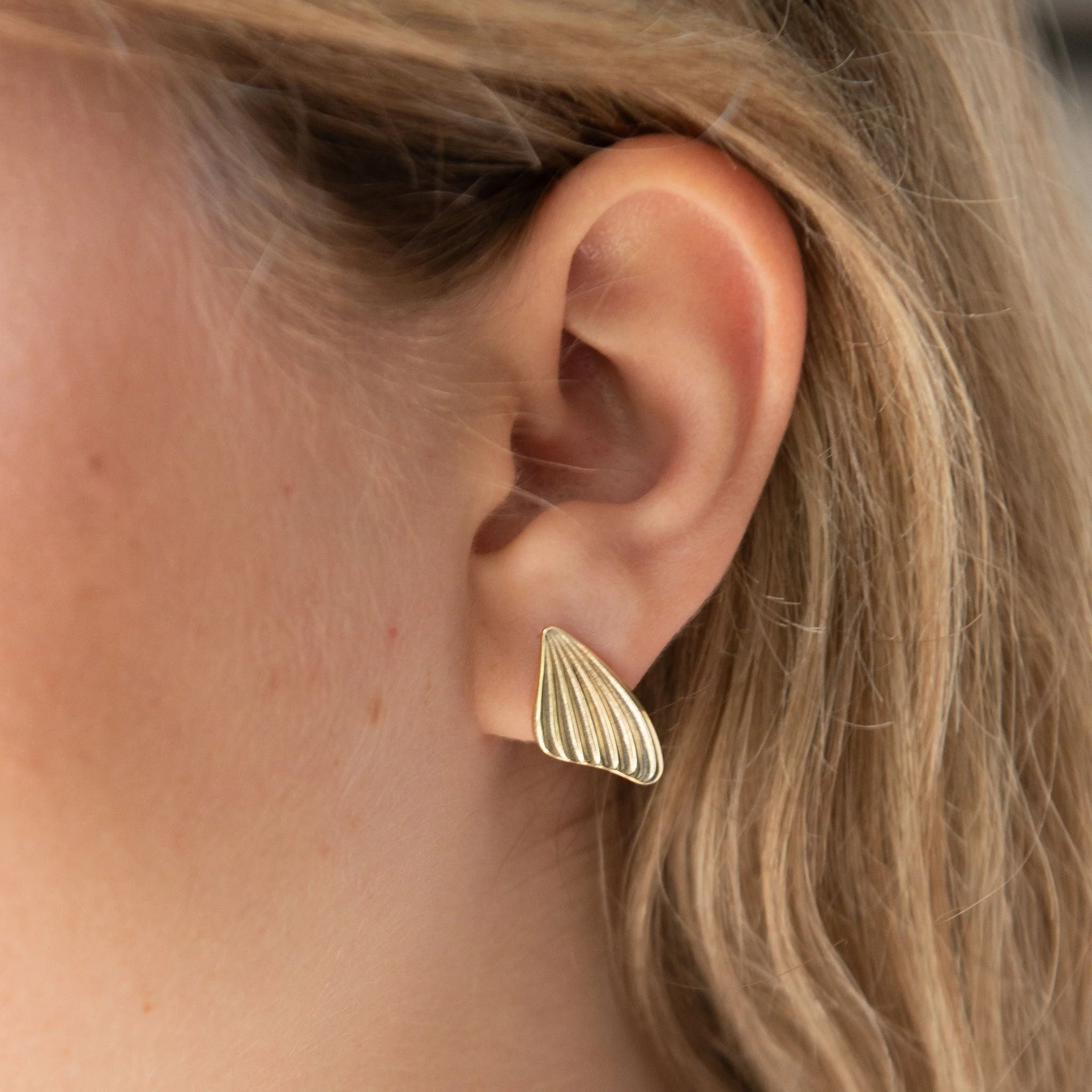 Butterfly Wing Stud Earrings - Image 6
