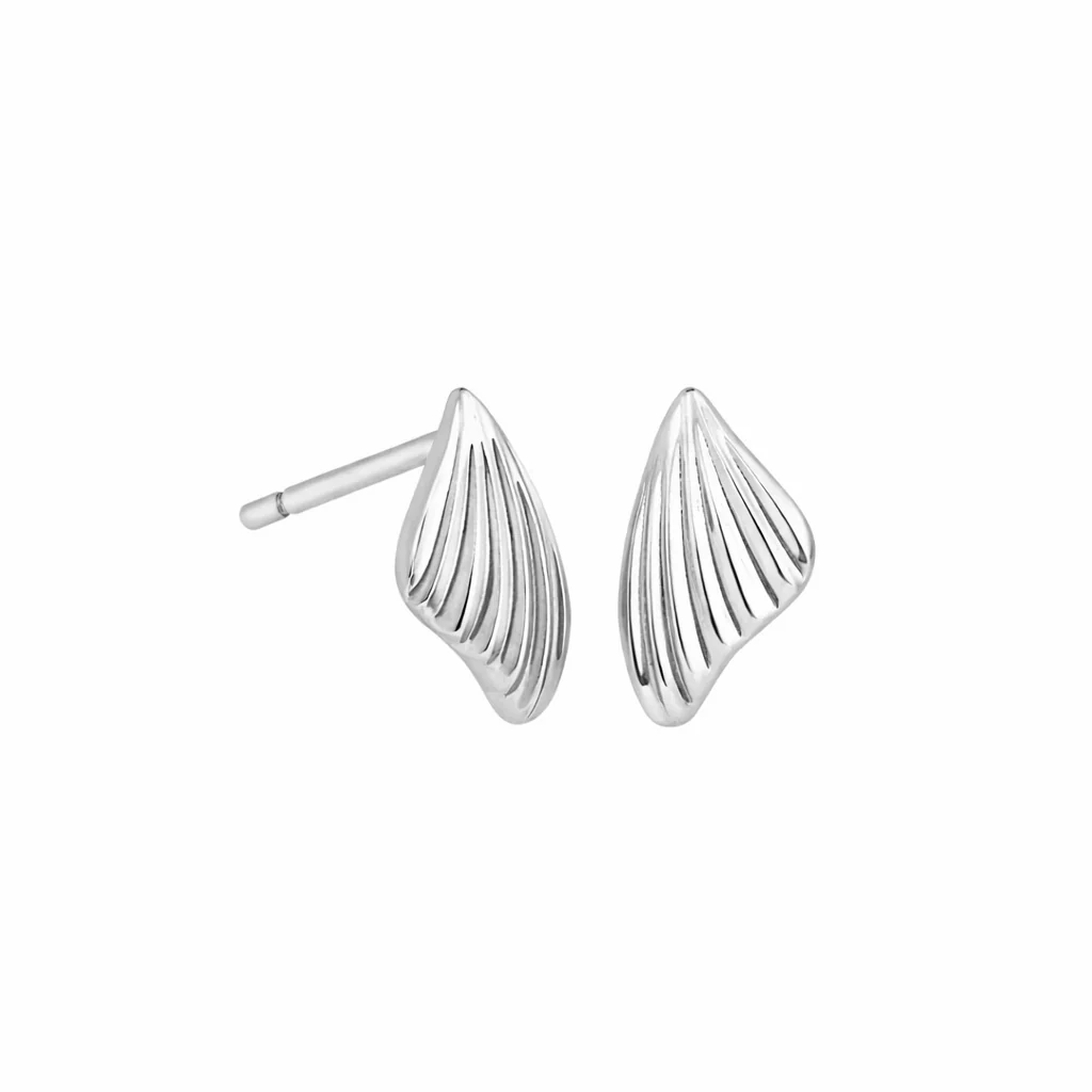 Butterfly Wing Stud Earrings - Image 7