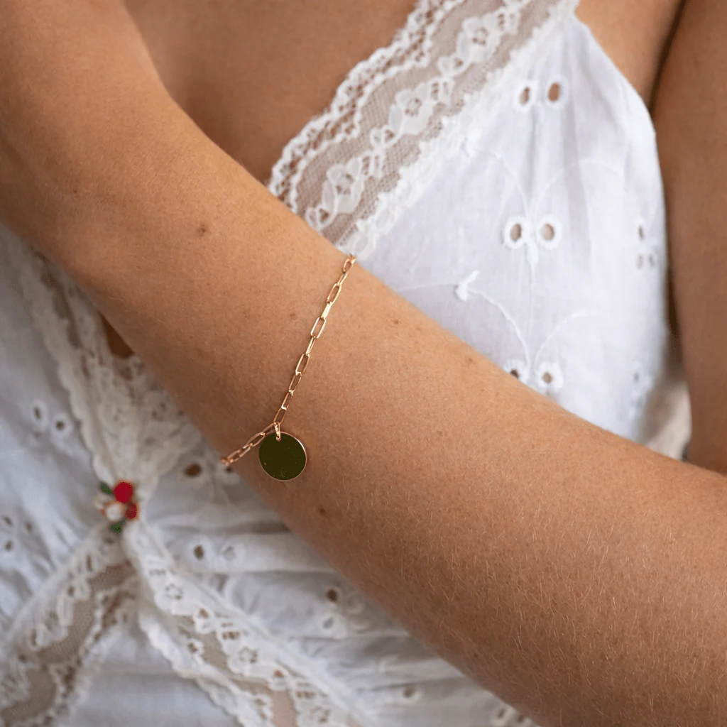 Camilla Personalized Chain Bracelet - Image 2