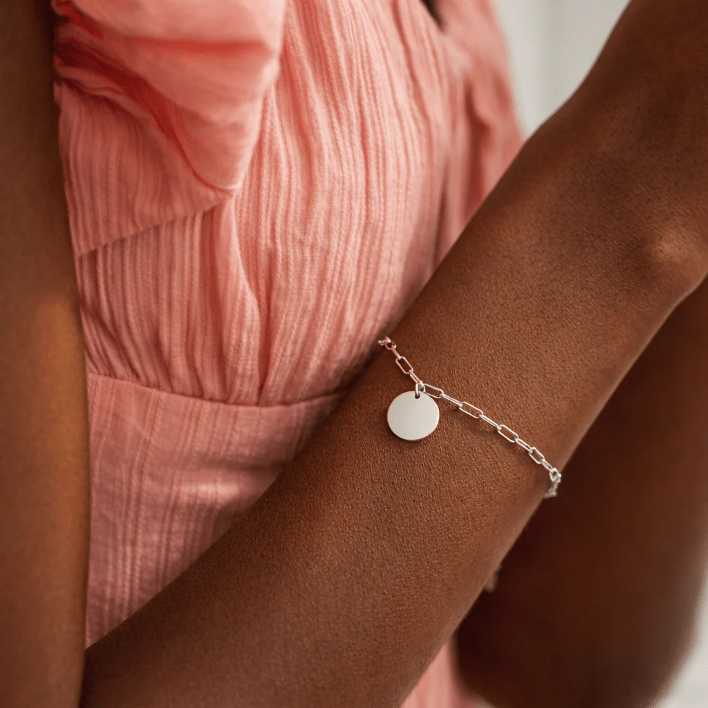 Camilla Personalized Chain Bracelet - Image 4
