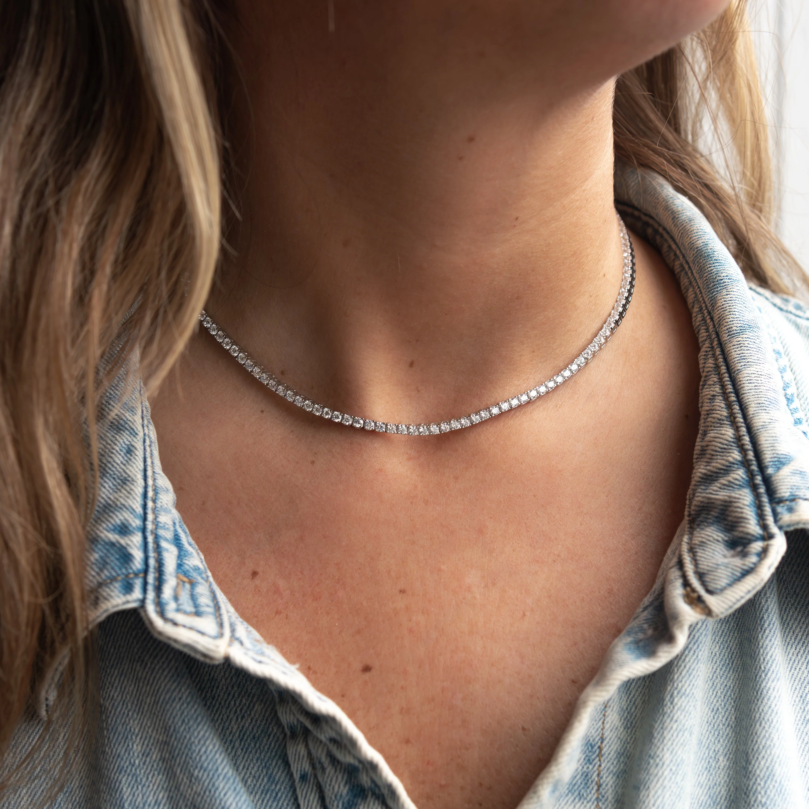 Classic Tennis Necklace - Image 6