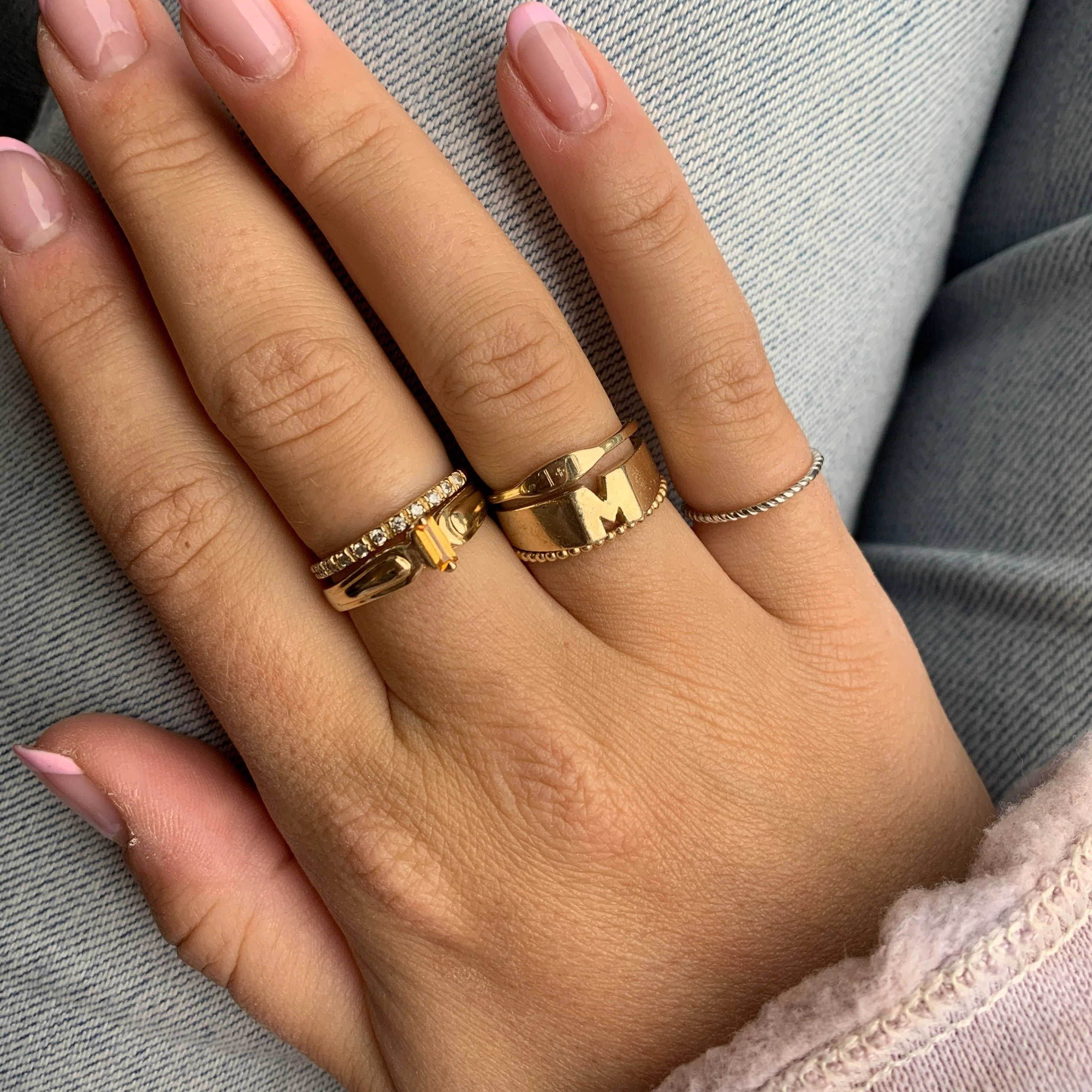 10K Gold Crisi Birthstone Ring - Image 6