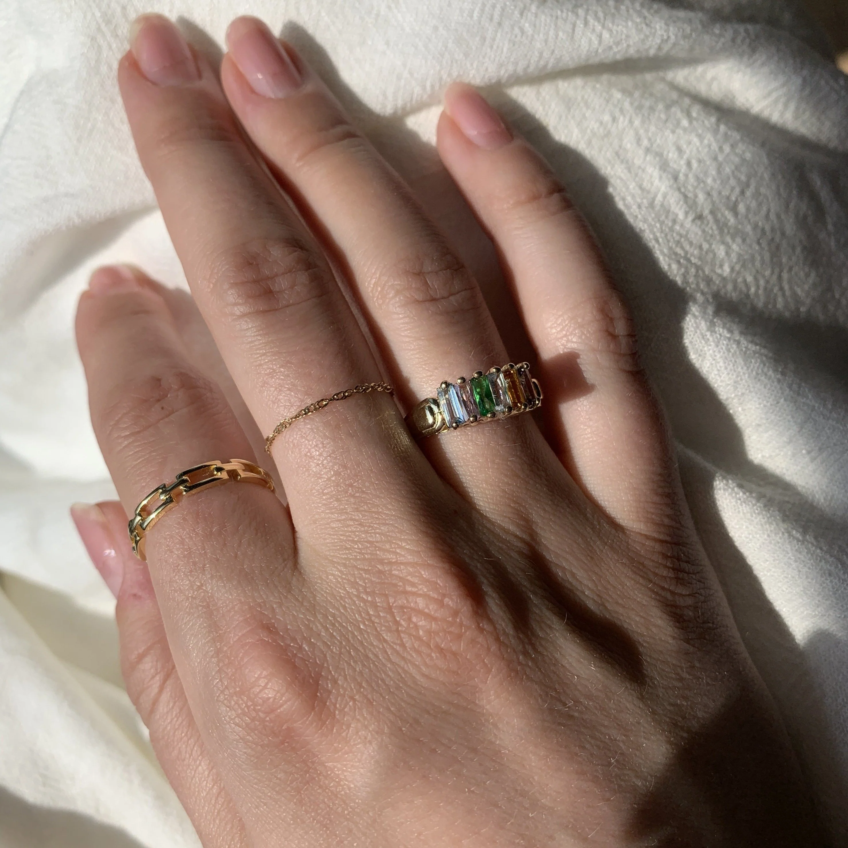 10K Gold Crisi Birthstone Ring - Image 7