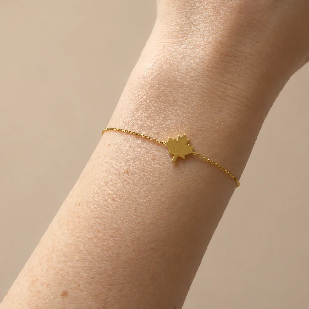 Custom Maple Leaf Bracelet - Image 2