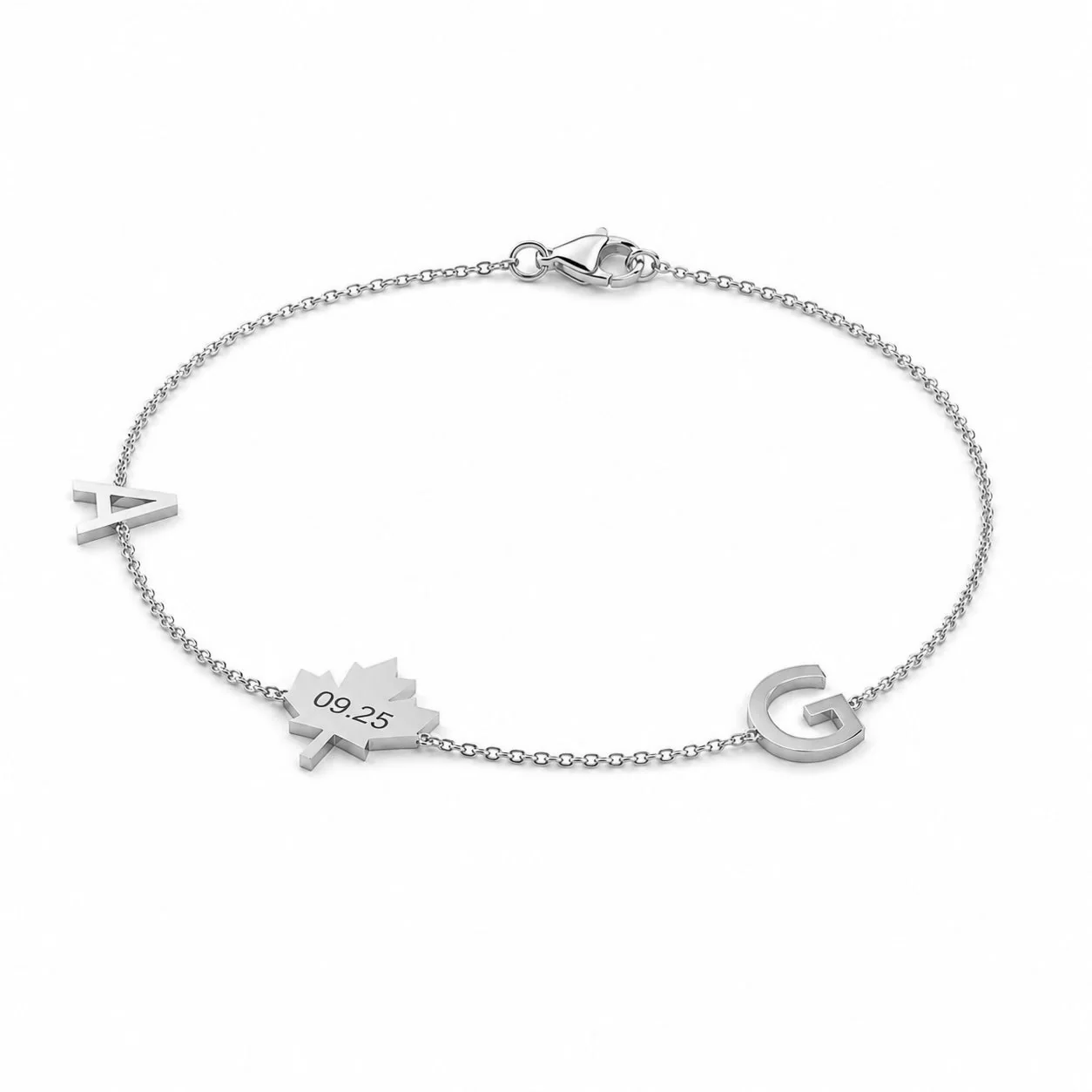 Custom Maple Leaf Bracelet - Image 4