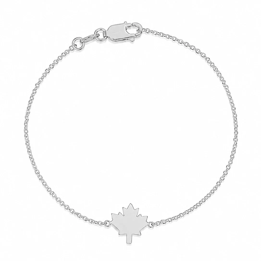 Custom Maple Leaf Bracelet - Image 5