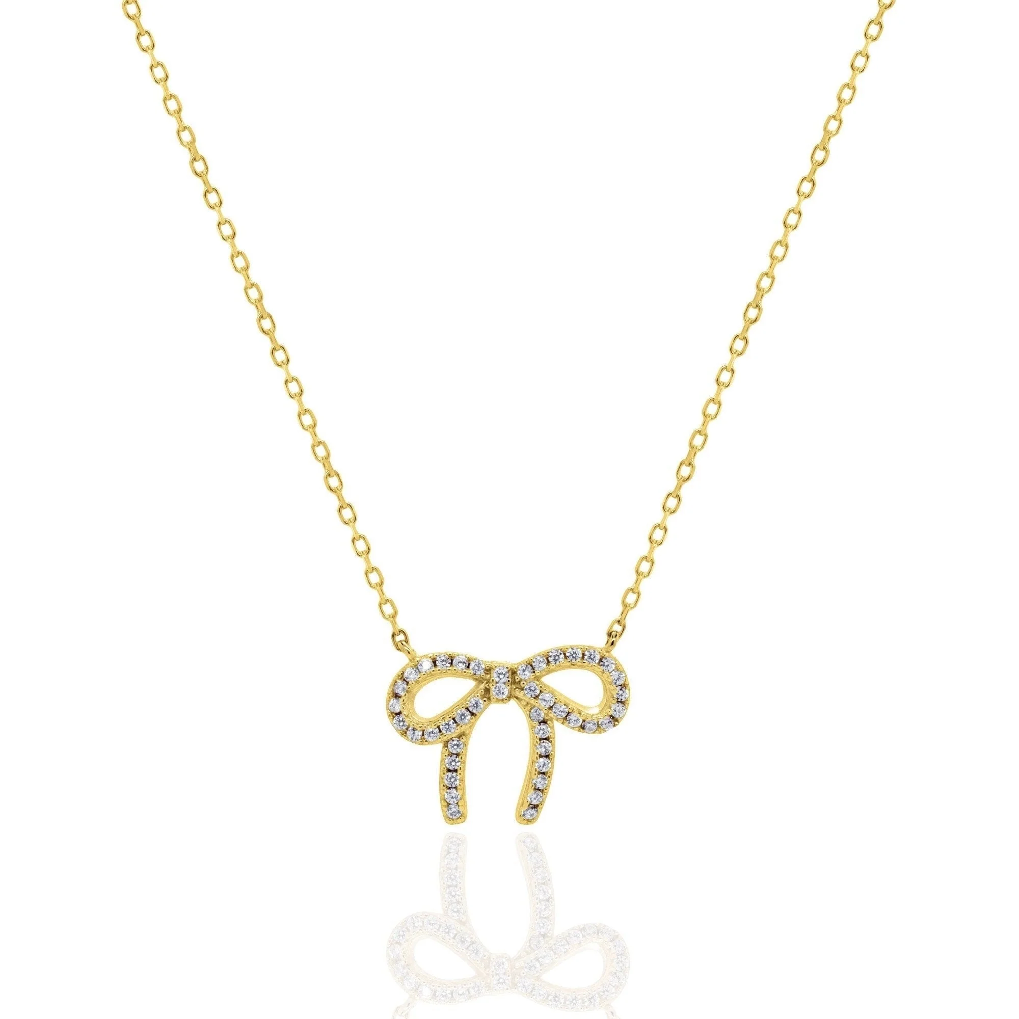 Sparkly Bow Necklace - Image 6