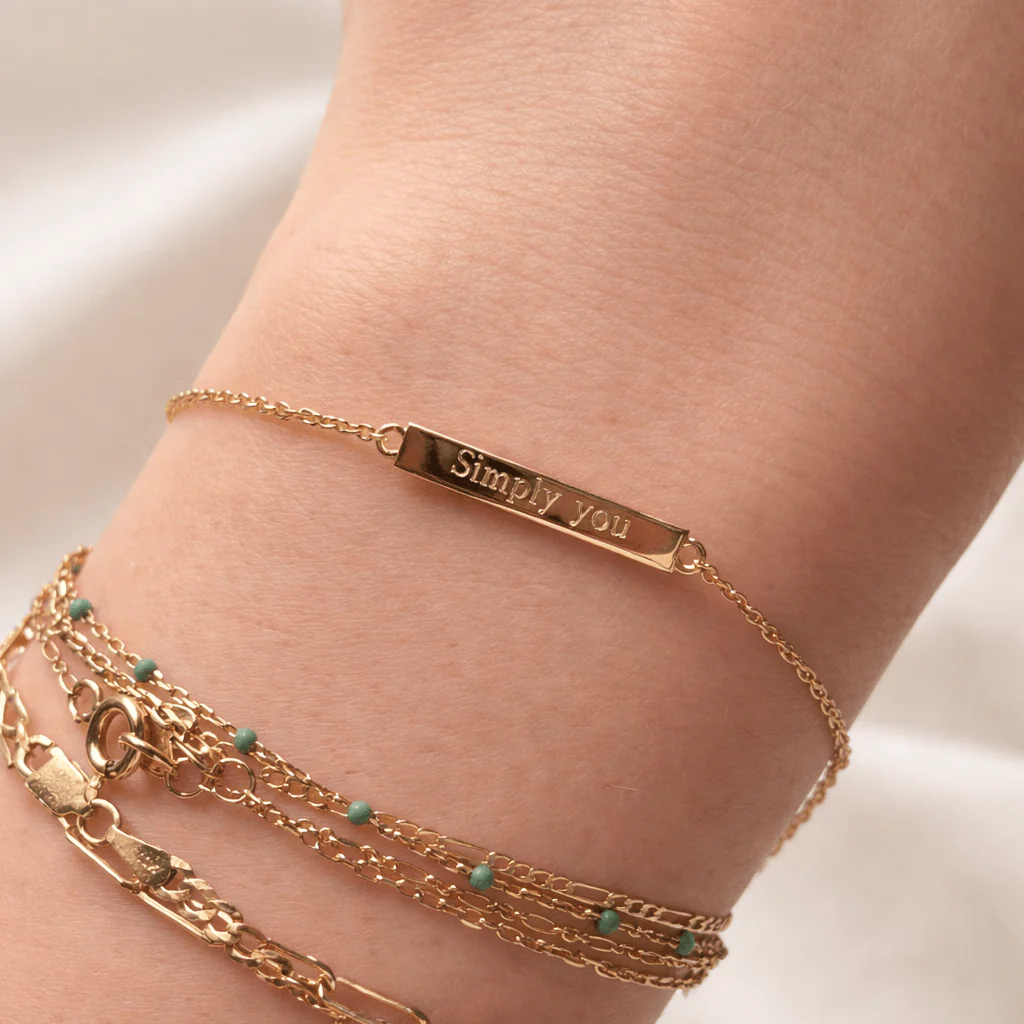 Engravable Bar Bracelet - Image 3