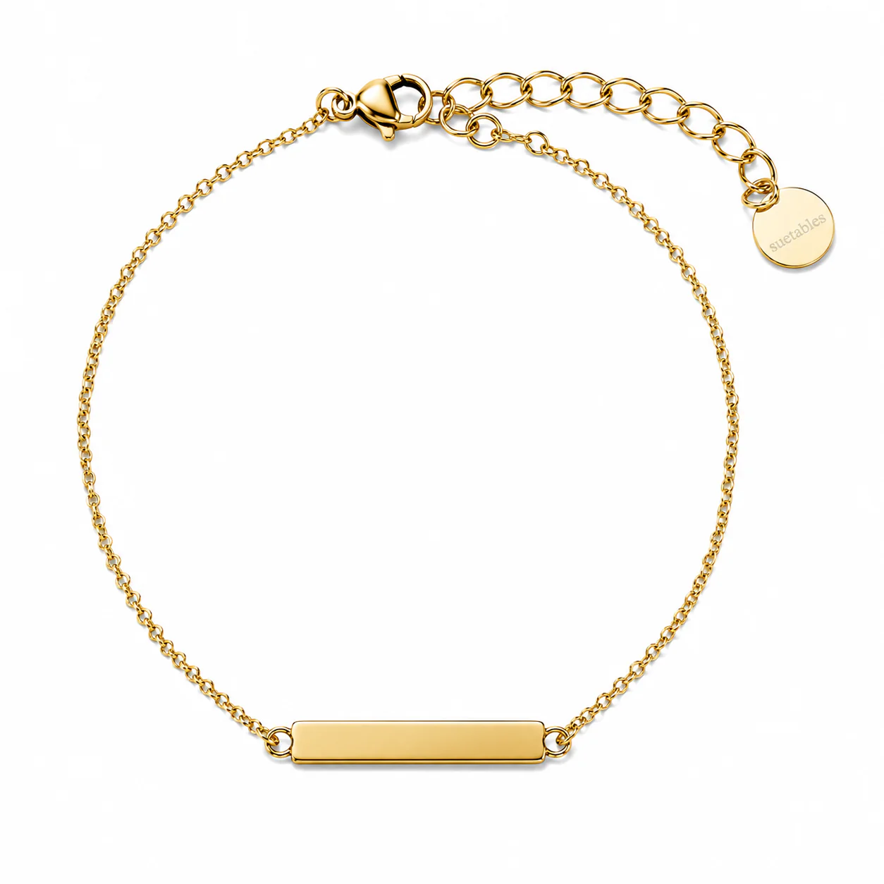 Engravable Bar Bracelet - Image 4