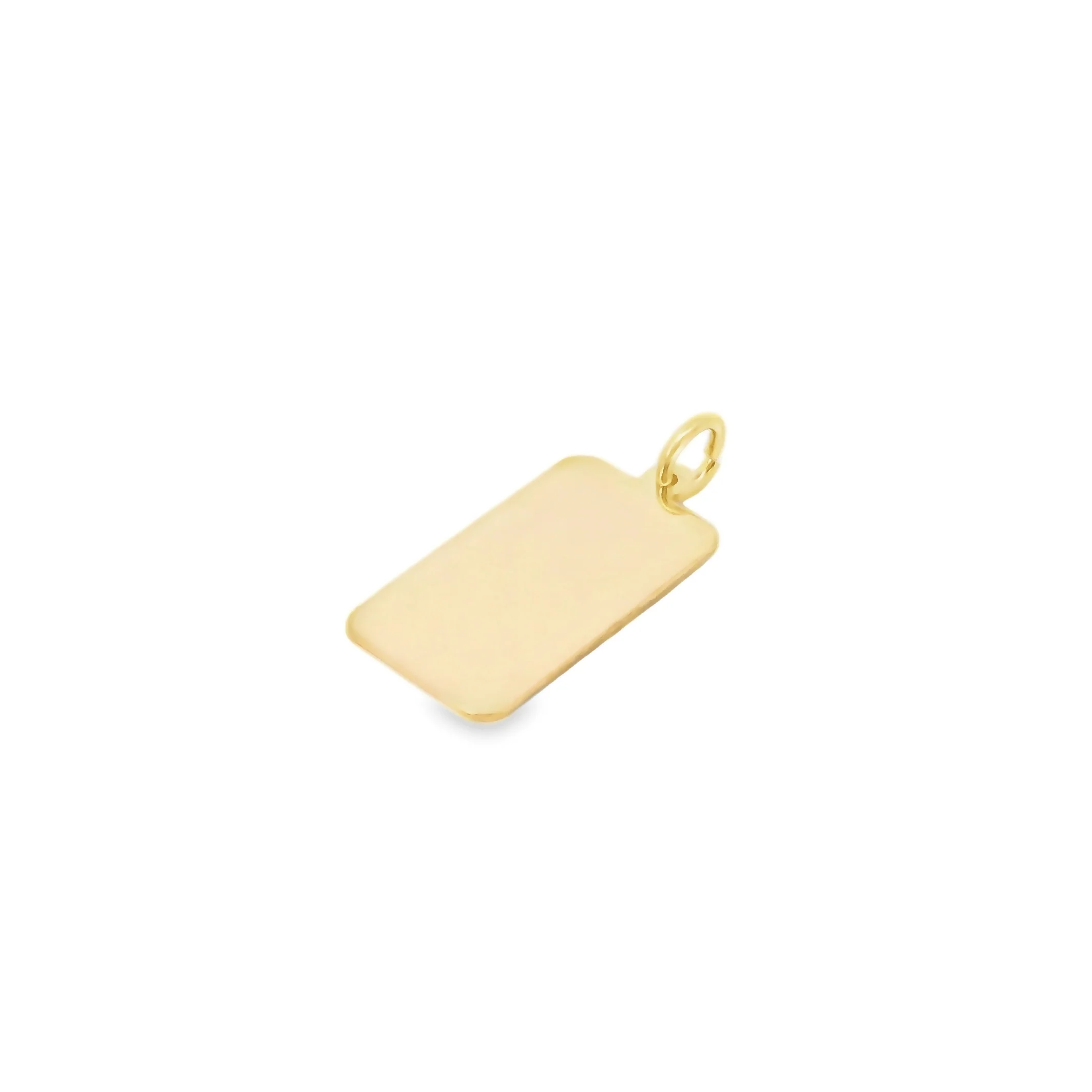 Engravable Dog Tag Charm - Image 3