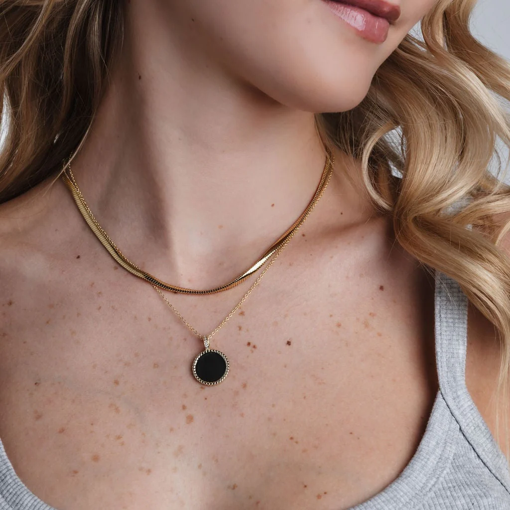 Engravable Medallion Necklace - Image 2