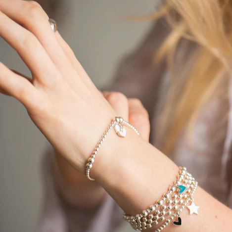 Erin Two Size Ball Bracelet - Image 5