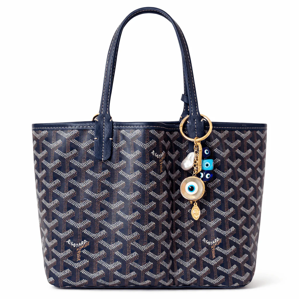 Evil Eye & Pearl Bag Charm - Image 2