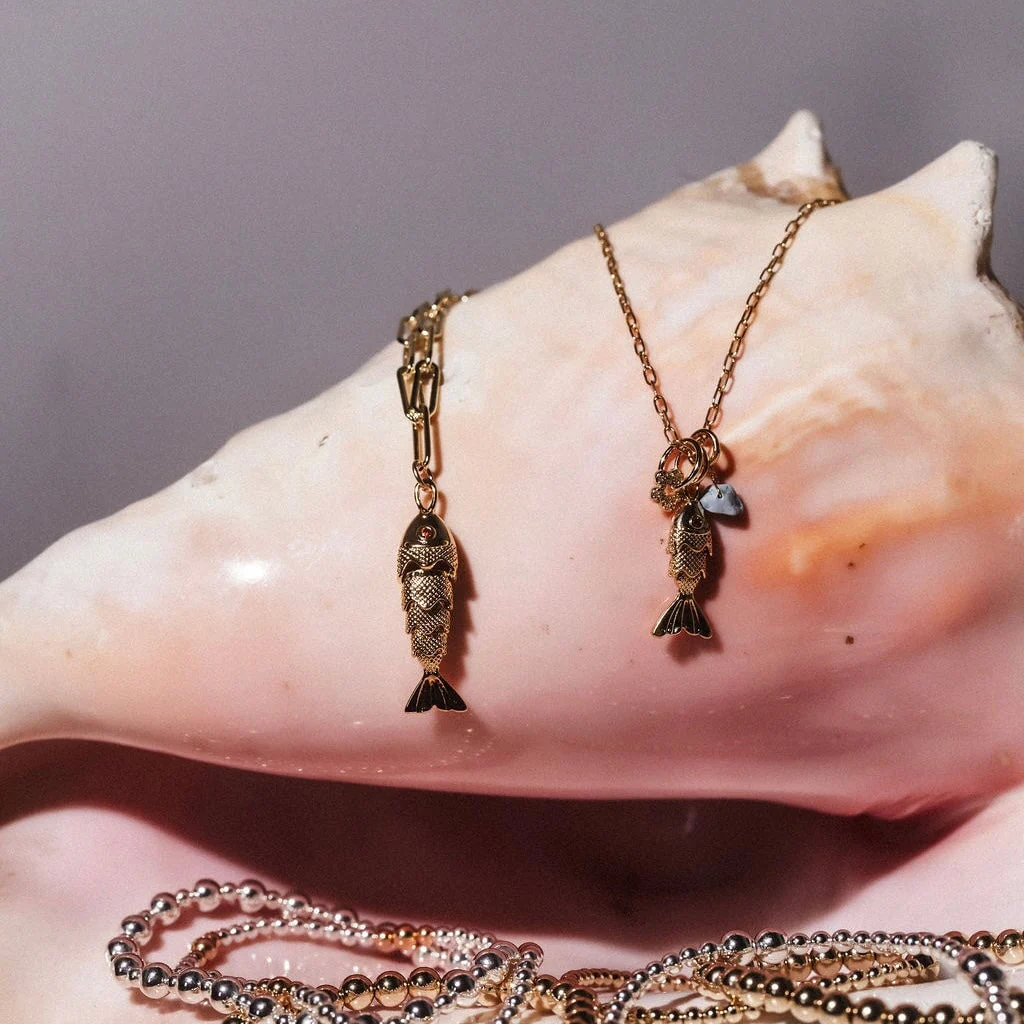 Fish Charm Necklace - Image 3