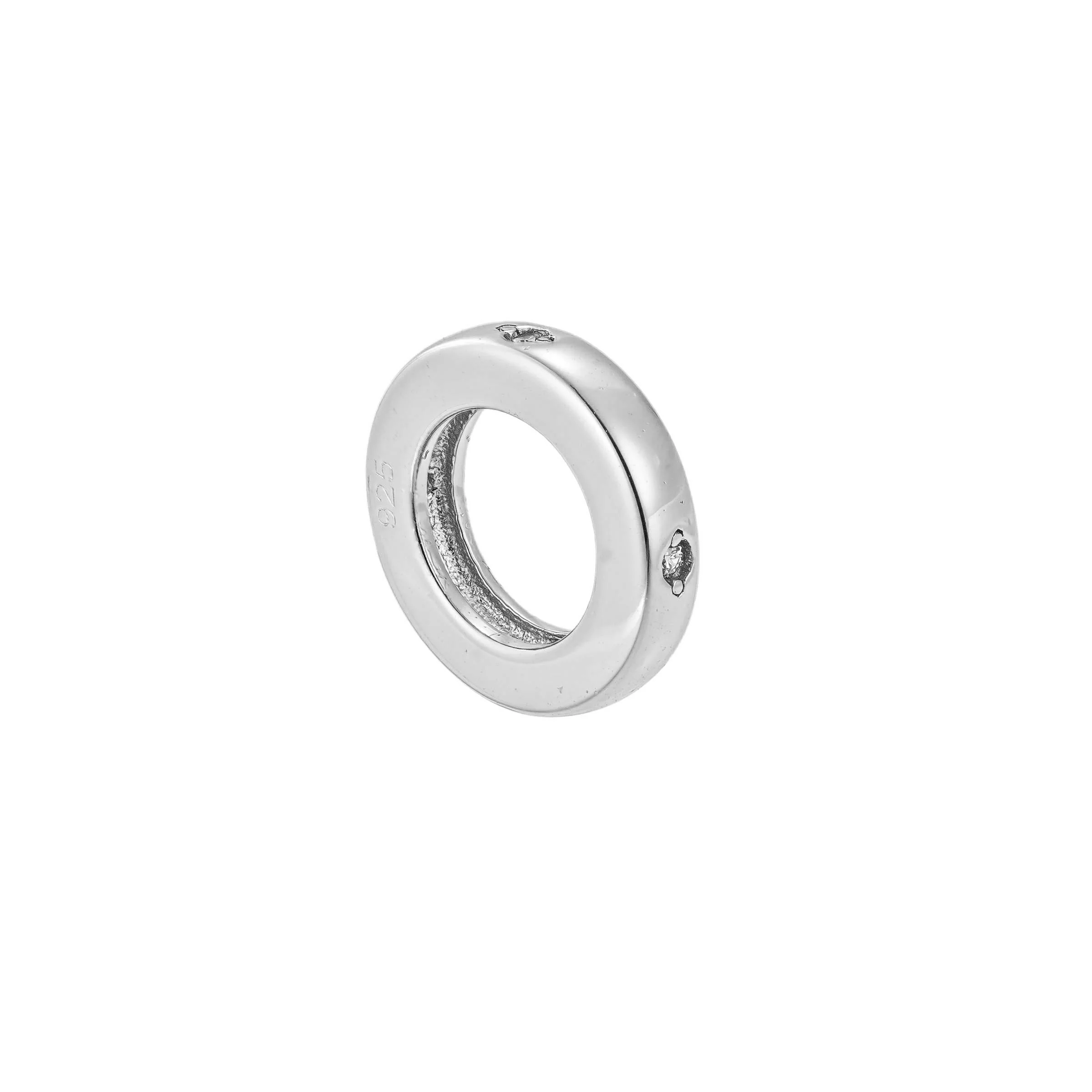 Flush Set Single Hoop Charm - Image 3