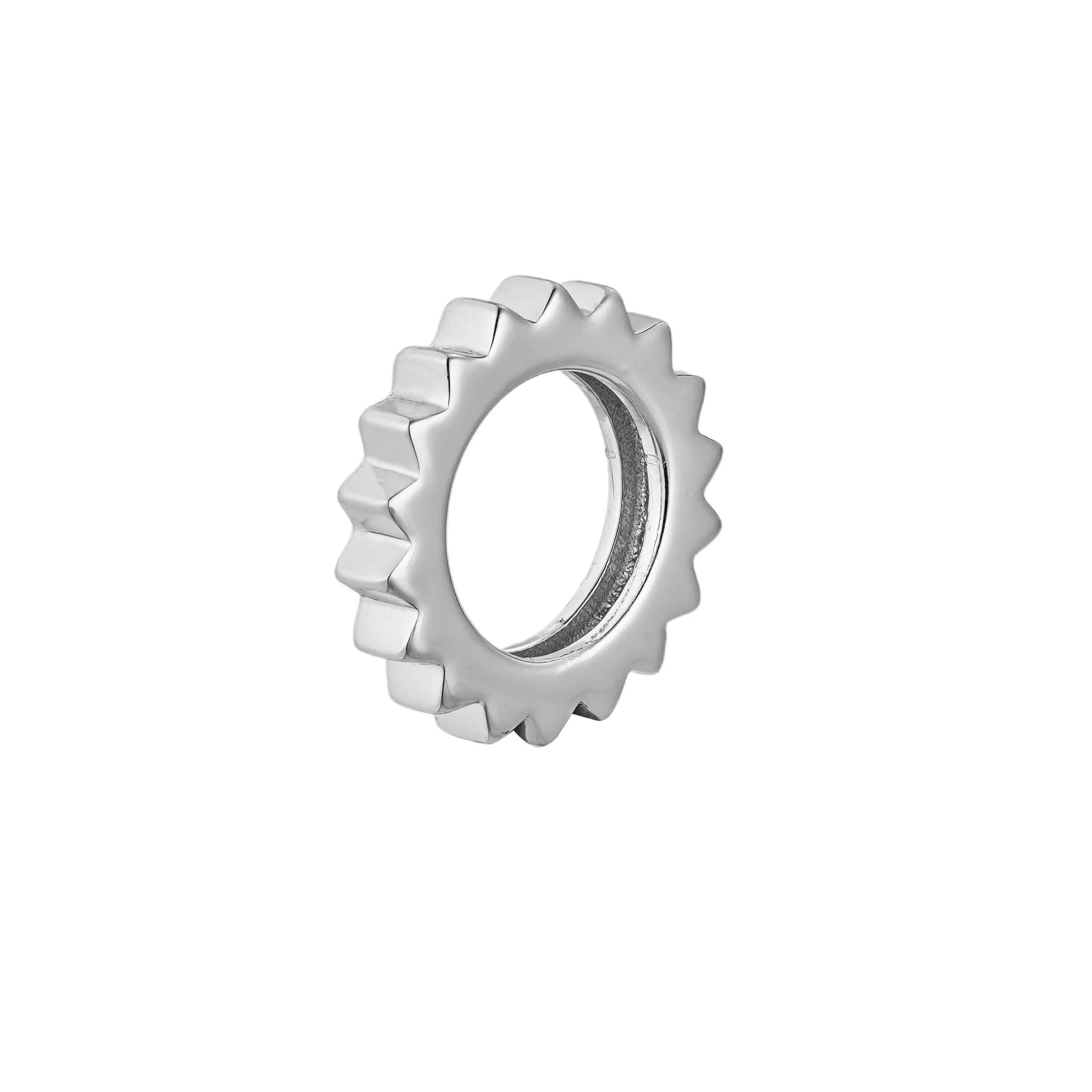 Fluted Single Hoop Charm - Image 3