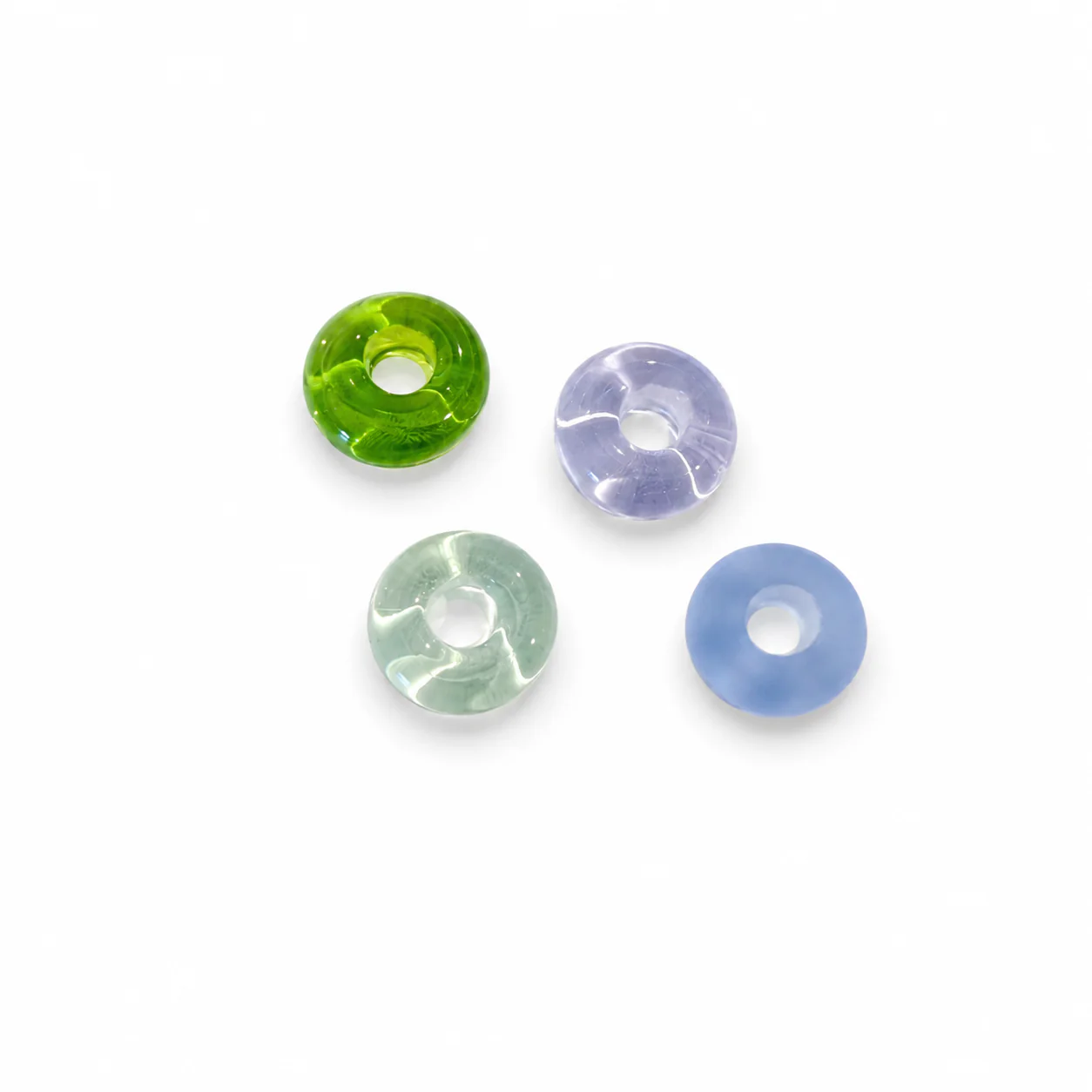 Mini Hand-Torched Glass Bead Necklace - Image 7