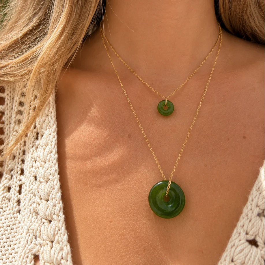 Mini Hand-Torched Glass Bead Necklace - Image 9