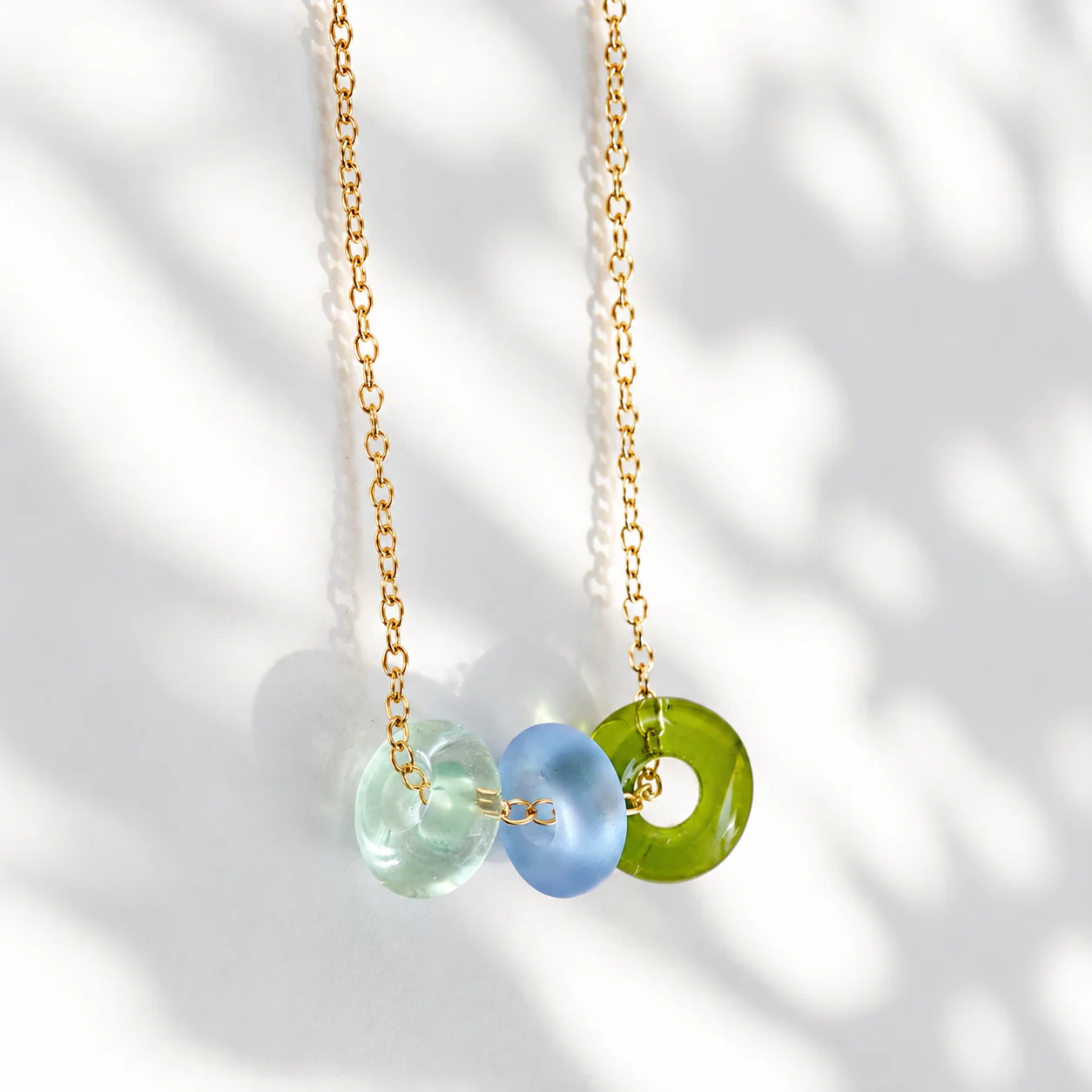 Hand-Torched Beads Trio Necklace - Image 6