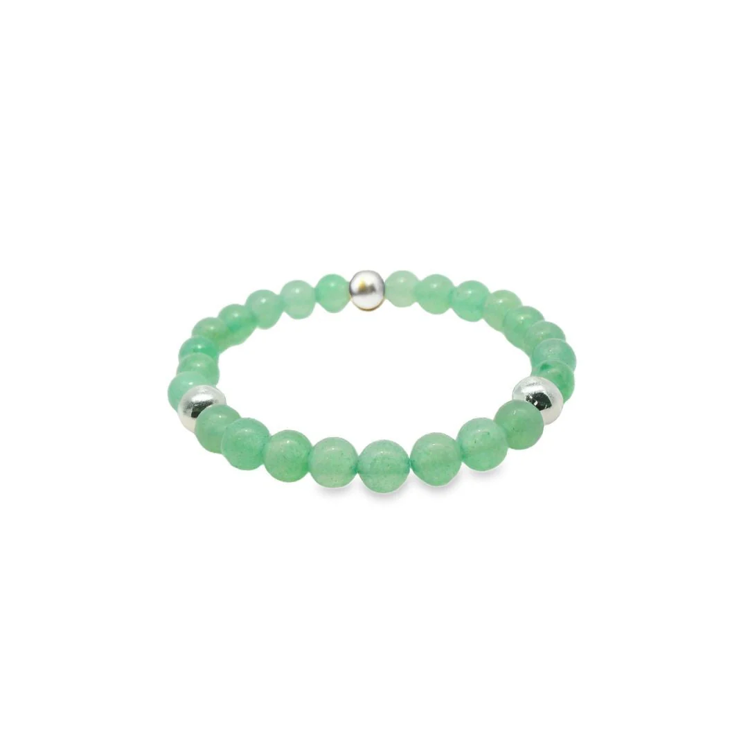 Green Aventurine Beaded Bracelet - Image 5