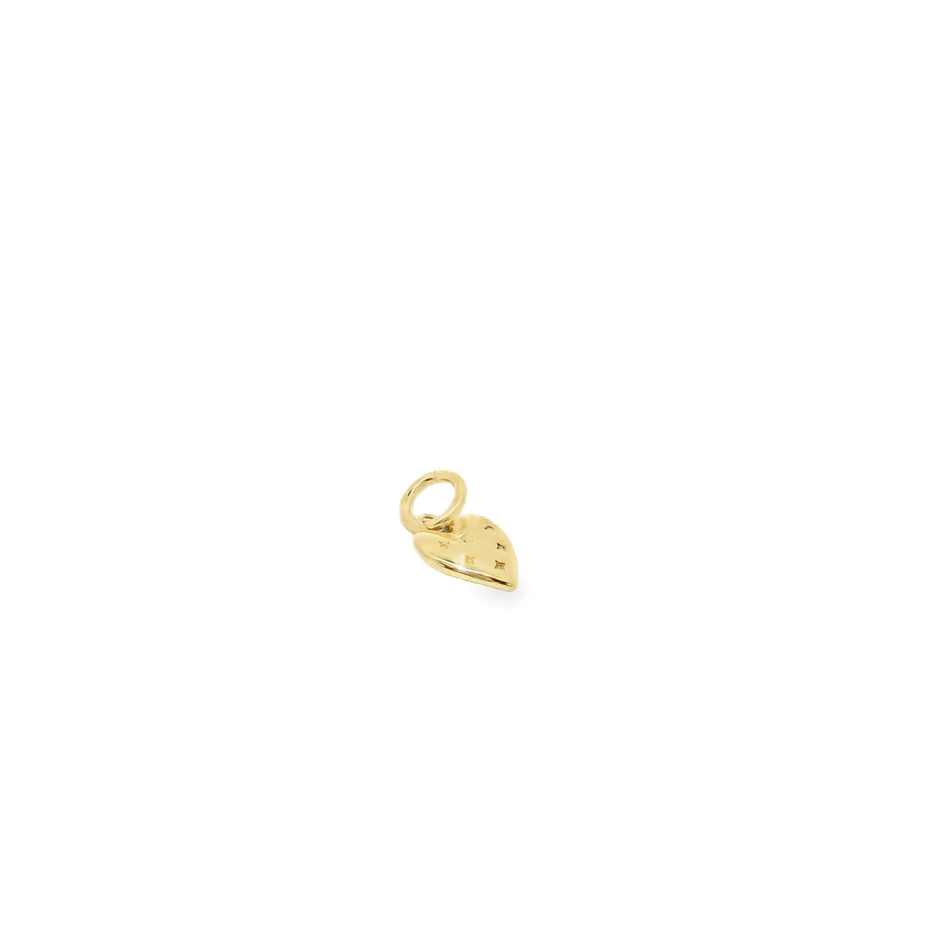 14K Gold Heart Charm - Image 3
