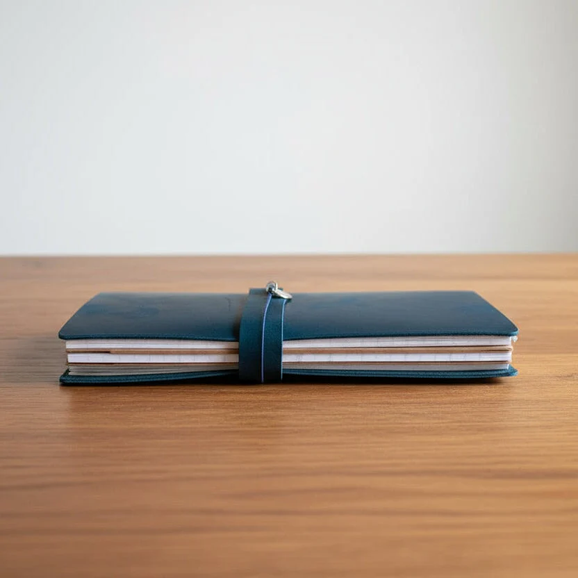 Leather Notebook with Charm - Image 4