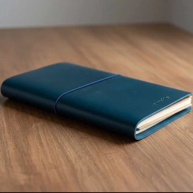 Leather Notebook with Charm - Image 5