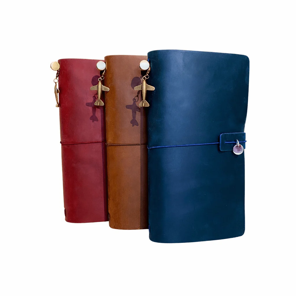 Leather Notebook with Charm - Image 6