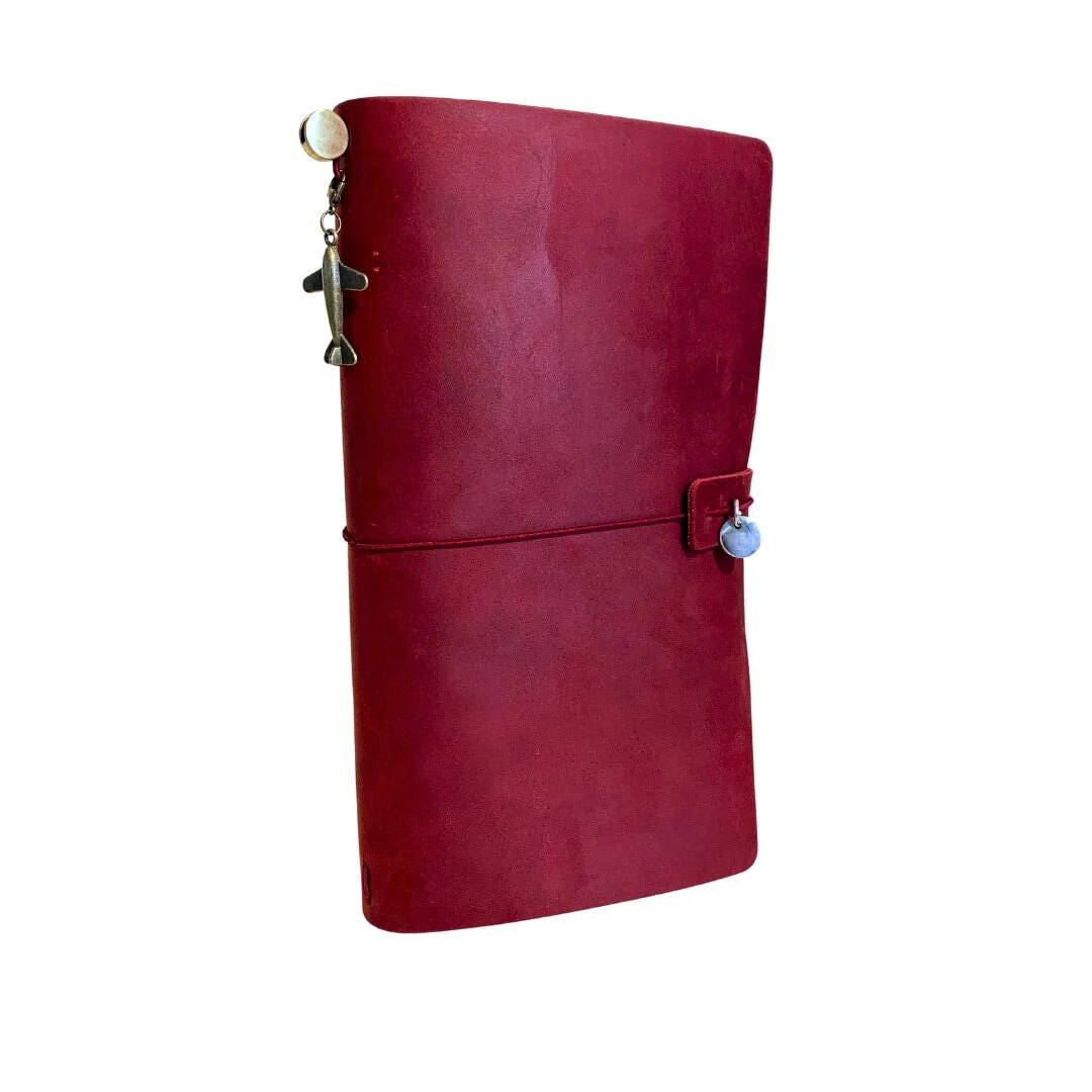 Leather Notebook with Charm - Image 7