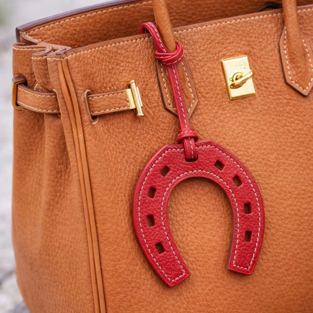 Lucky Horseshoe Bag Charm - Image 2