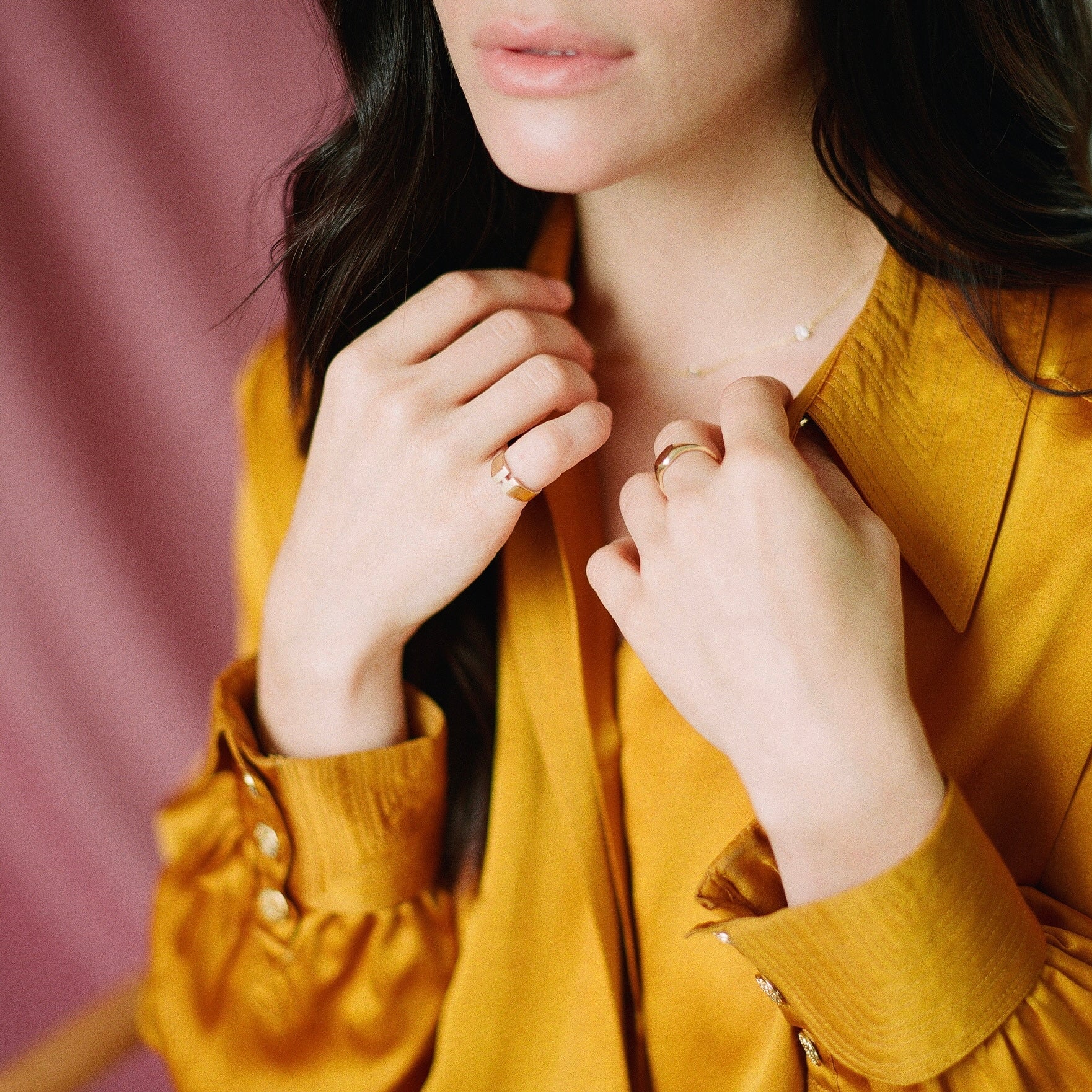 10K Gold Michelle Initial Ring - Image 5