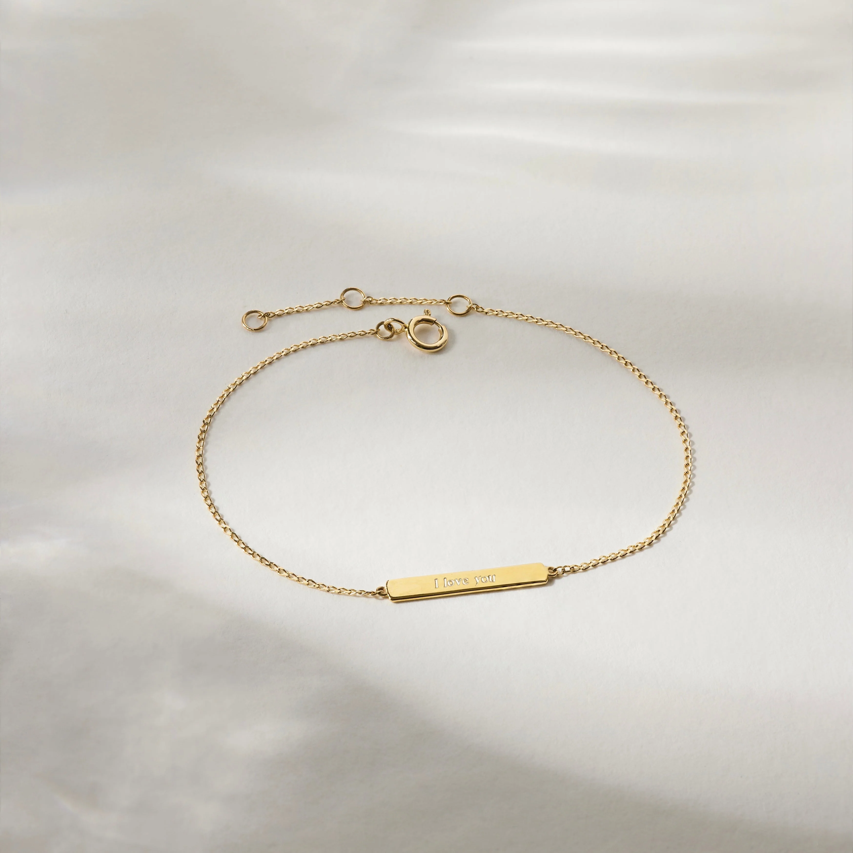 14k Gold Mimi Tiny Bar Bracelet - Image 5