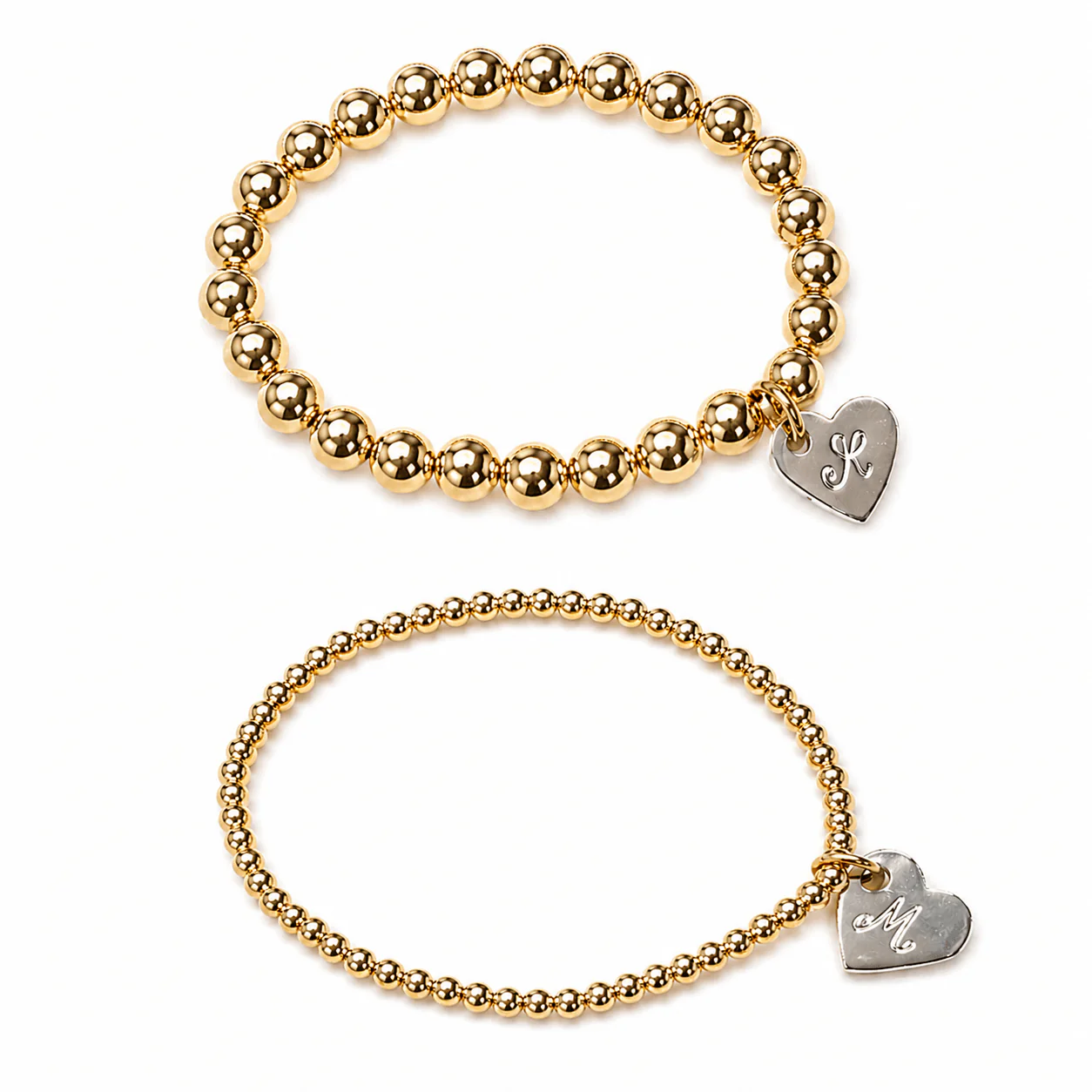 Bundle & Save 15% off- Mixed Metal Heart 3mm Bracelet - Image 7