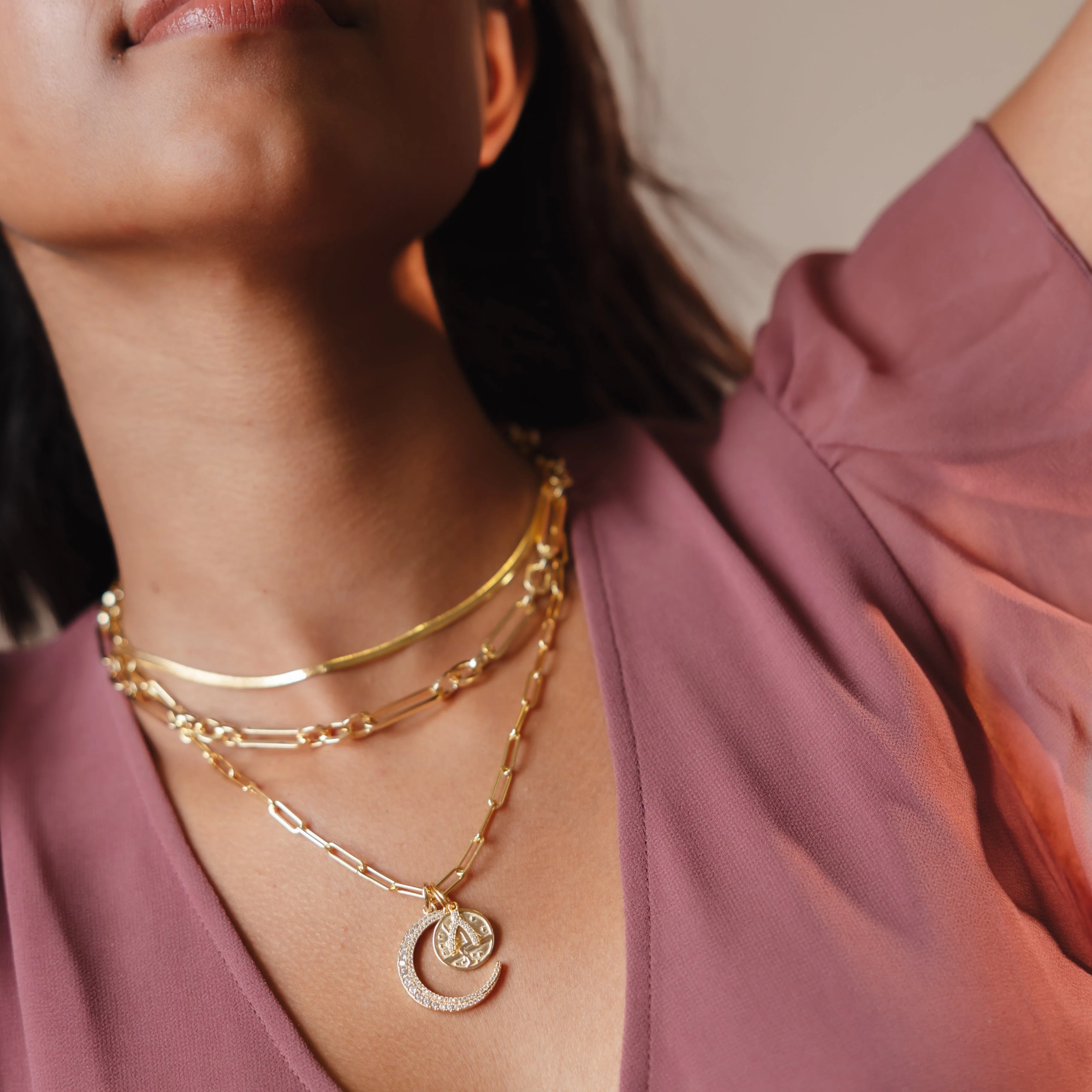 Sparkly Moon Charm - Image 3
