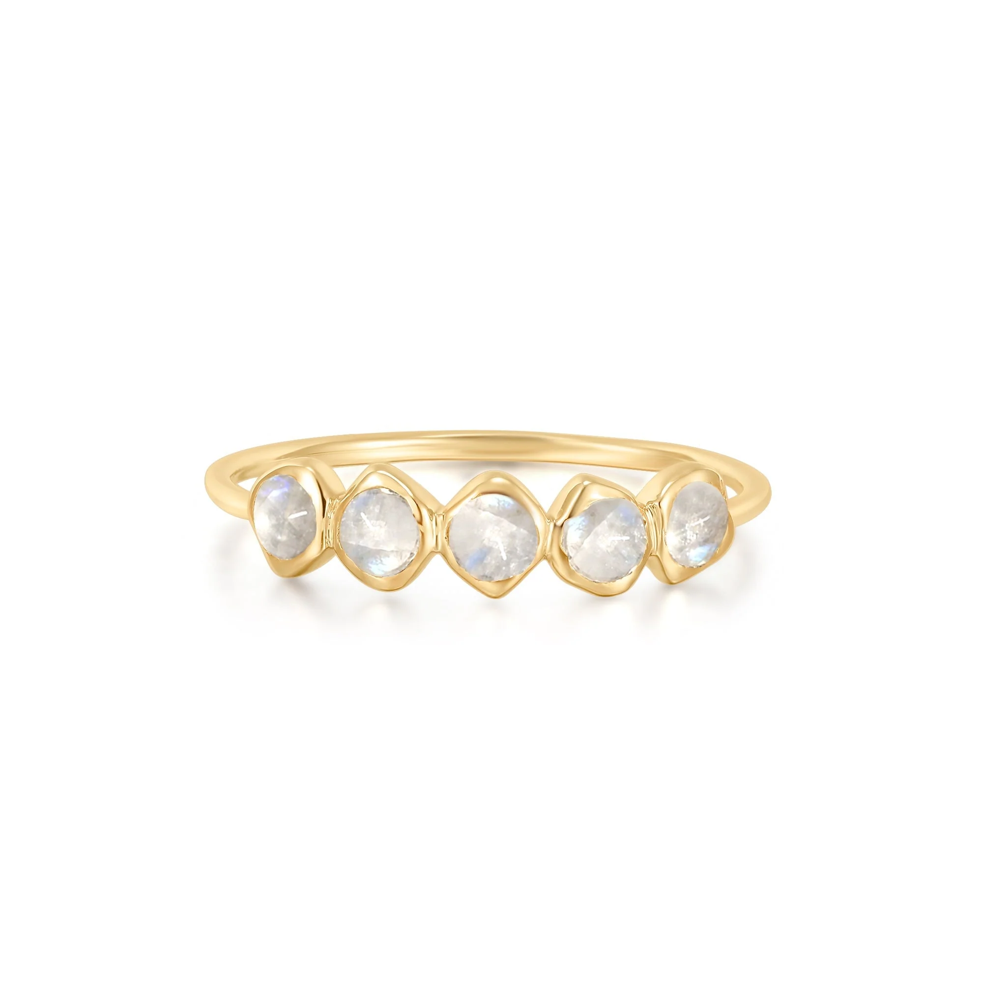 10K Gold Lara Moonstone Ring