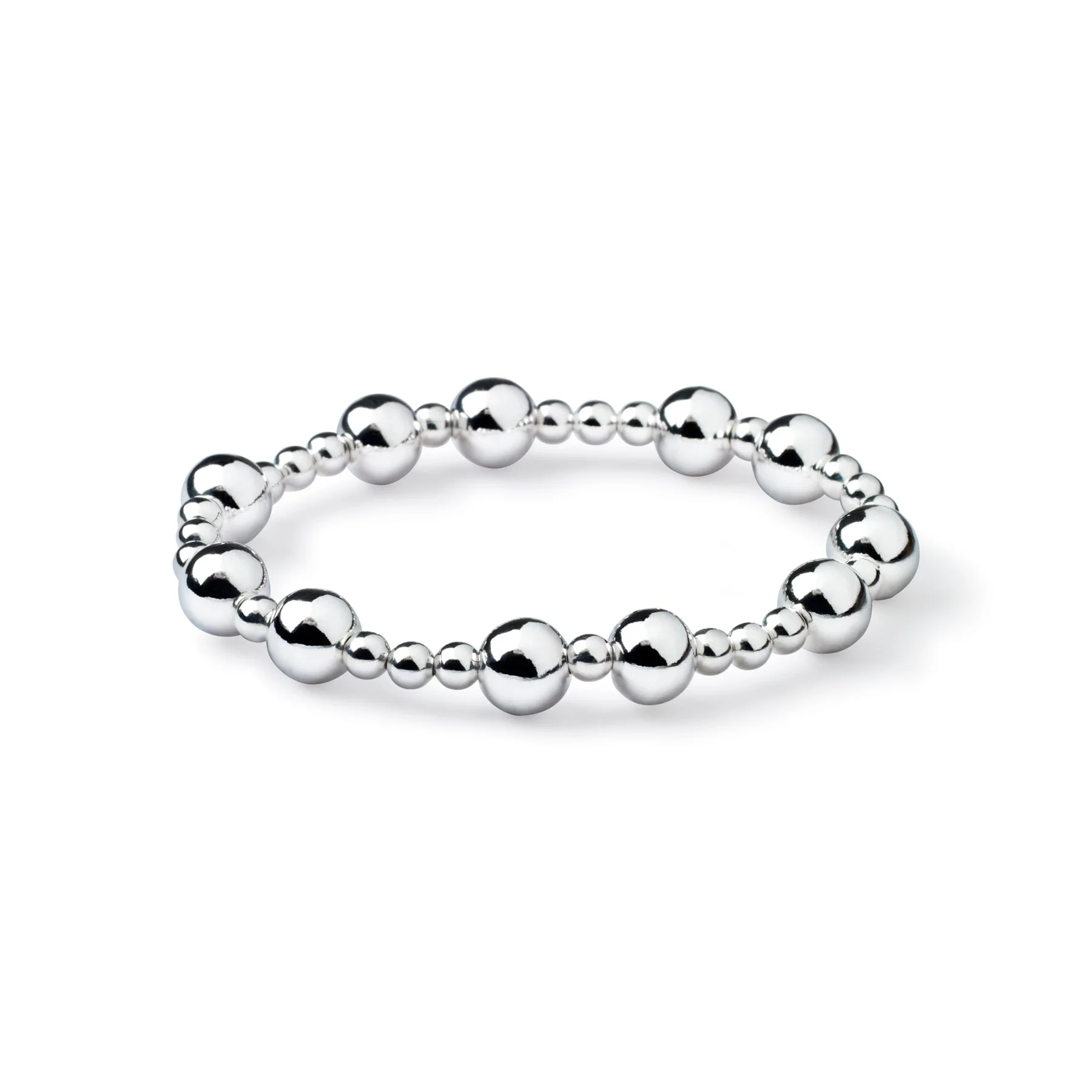 Mixed Bead Ball Bracelet
