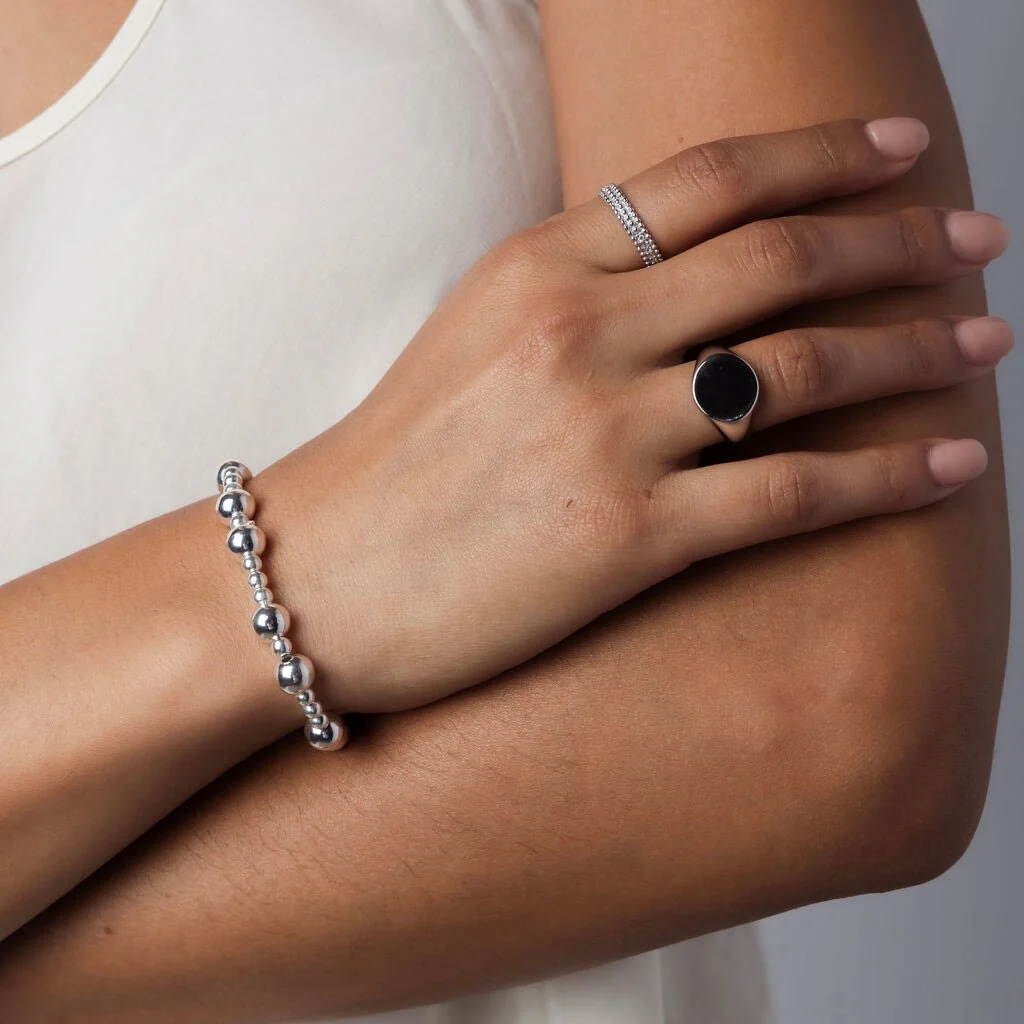 Mixed Bead Ball Bracelet - Image 2
